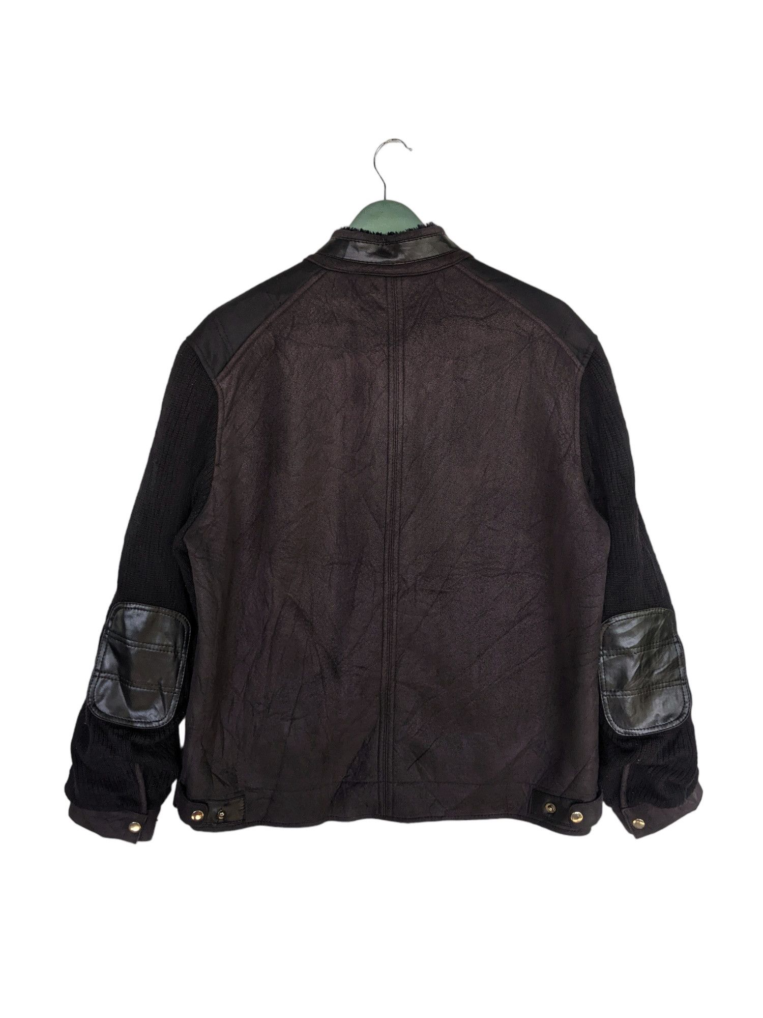 Vintage Vintage Noblgen Homme Leather Fur Jacket Size US M / EU 48-50 / 2 - 2 Thumbnail