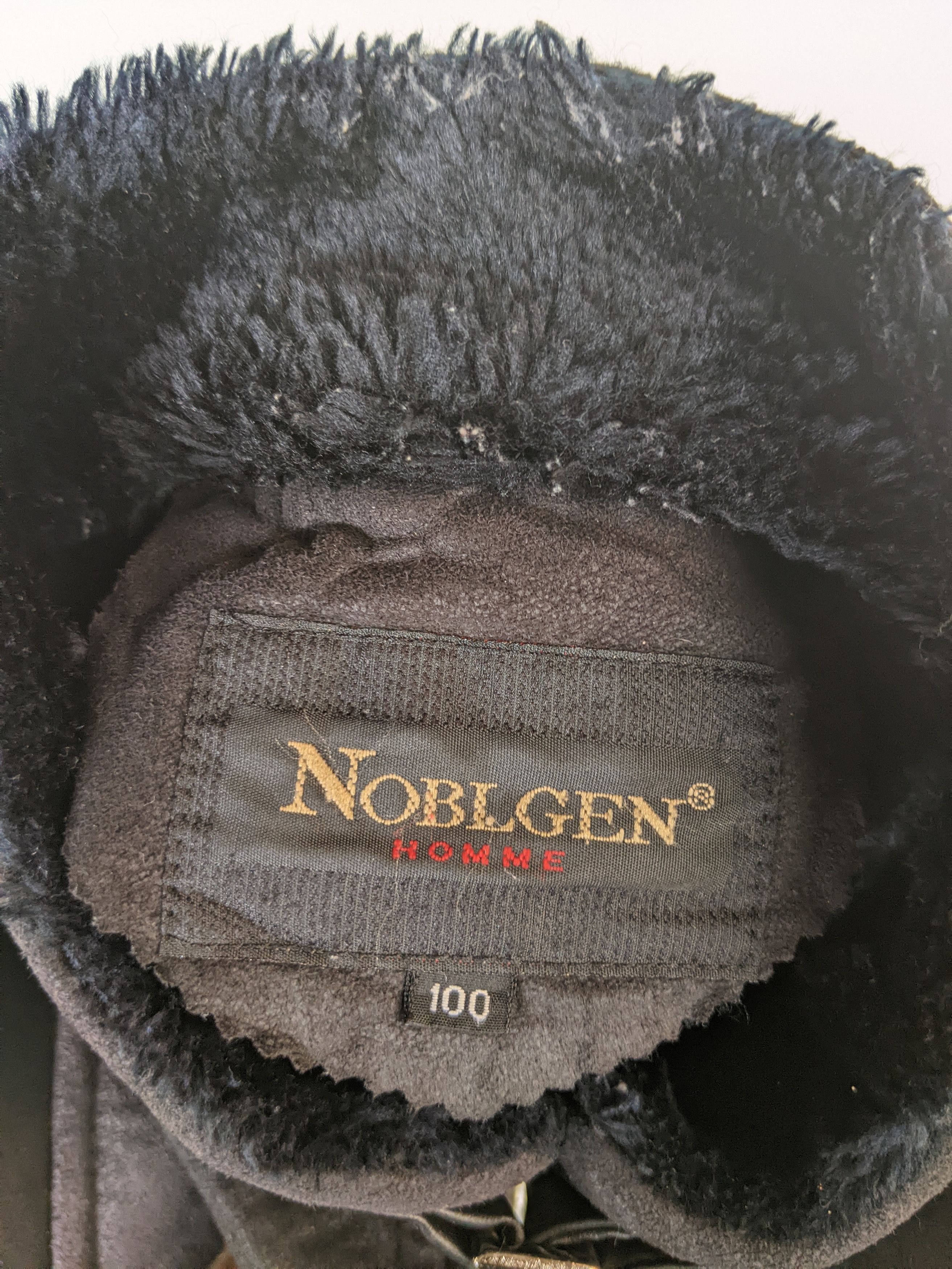 Vintage Vintage Noblgen Homme Leather Fur Jacket Size US M / EU 48-50 / 2 - 5 Thumbnail