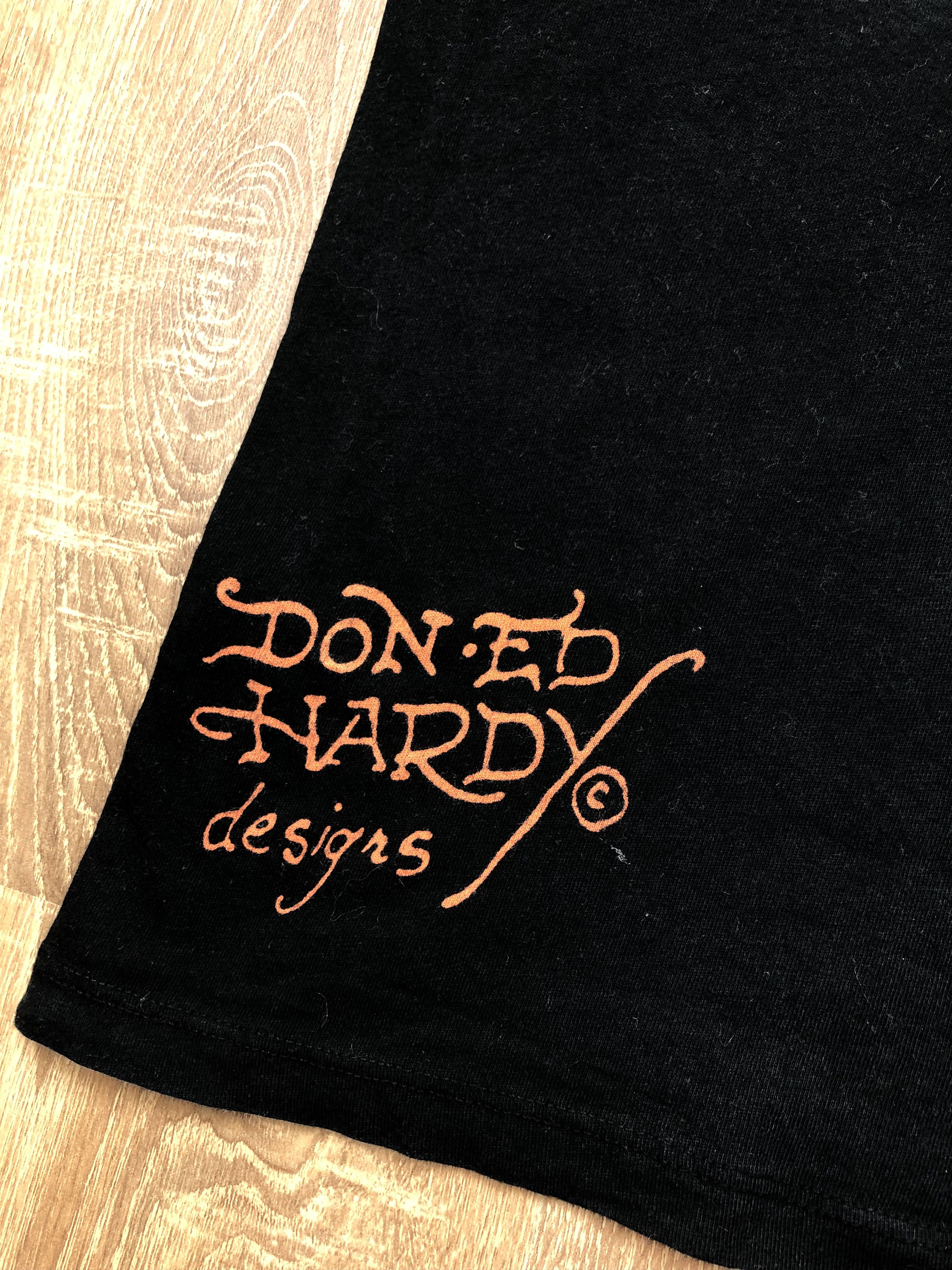 Christian Audigier × Ed Hardy × Vintage Don Ed Hardy Vintage Shirt Tee Rare Y2K Hype Drill Size US M / EU 48-50 / 2 - 11 Thumbnail