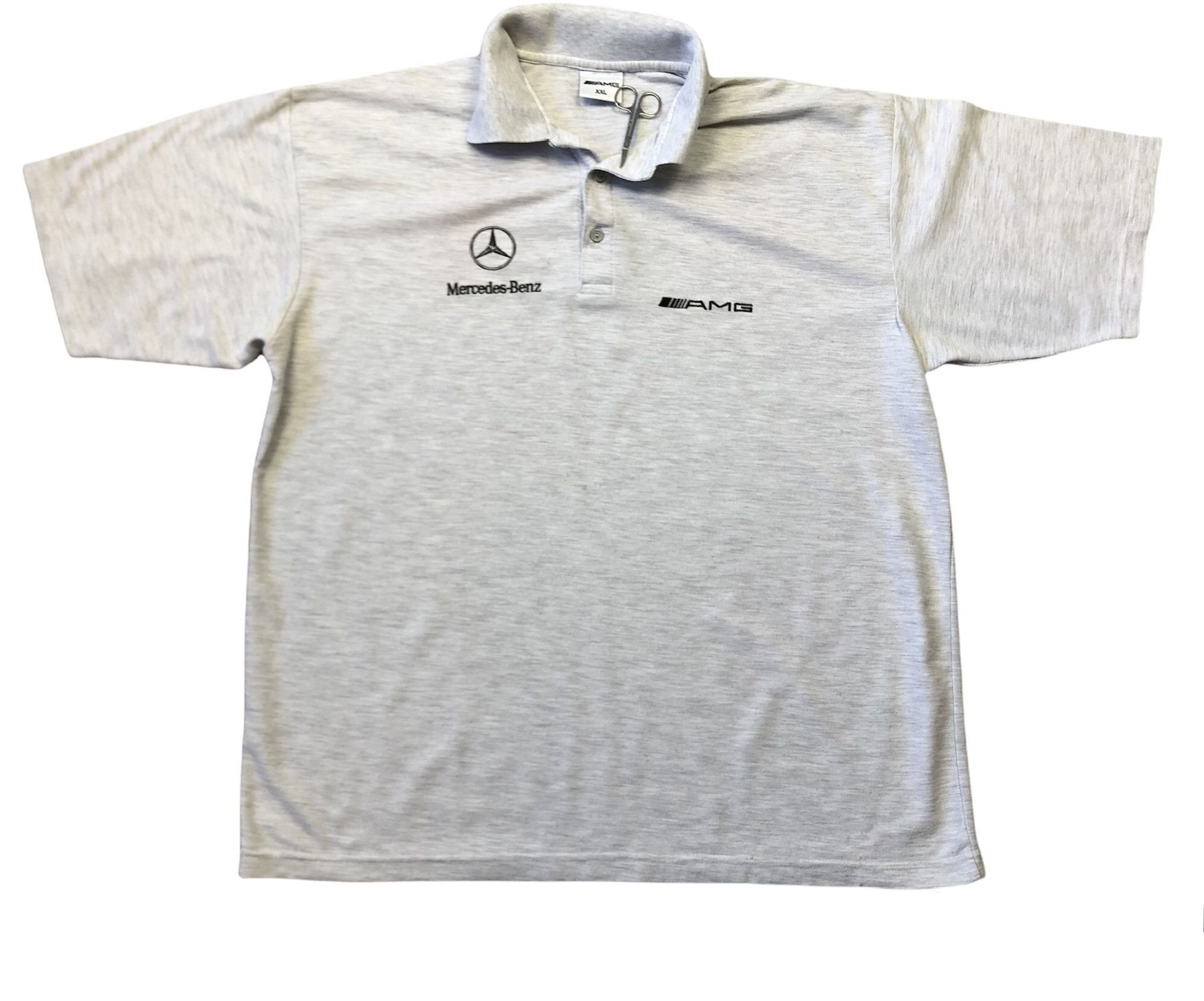 Mercedes-Benz × Vintage Mercedes Benz Racing Tee Shirt Rare Nascar Ferrari Hype Size US XXL / EU 58 / 5 - 1 Thumbnail