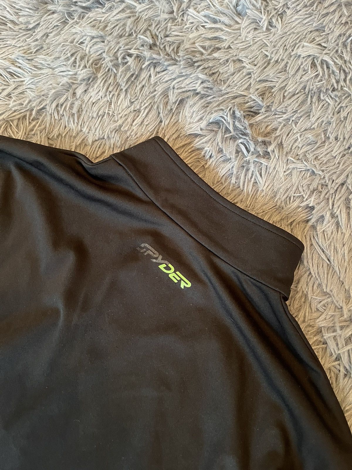 Vintage Spyder acid neon green logo Web gorpcore style longsleeve Size US M / EU 48-50 / 2 - 9 Thumbnail