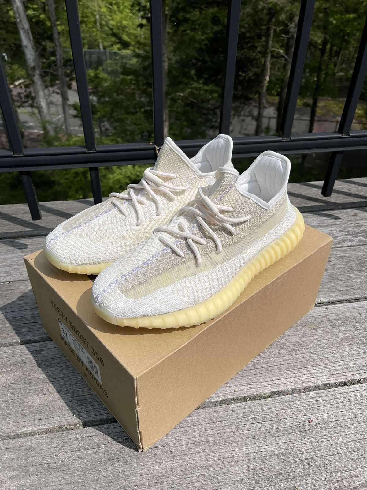 image of Adidas Yeezy 350 V2 Boost Natural Size 12 Shoes, Men's