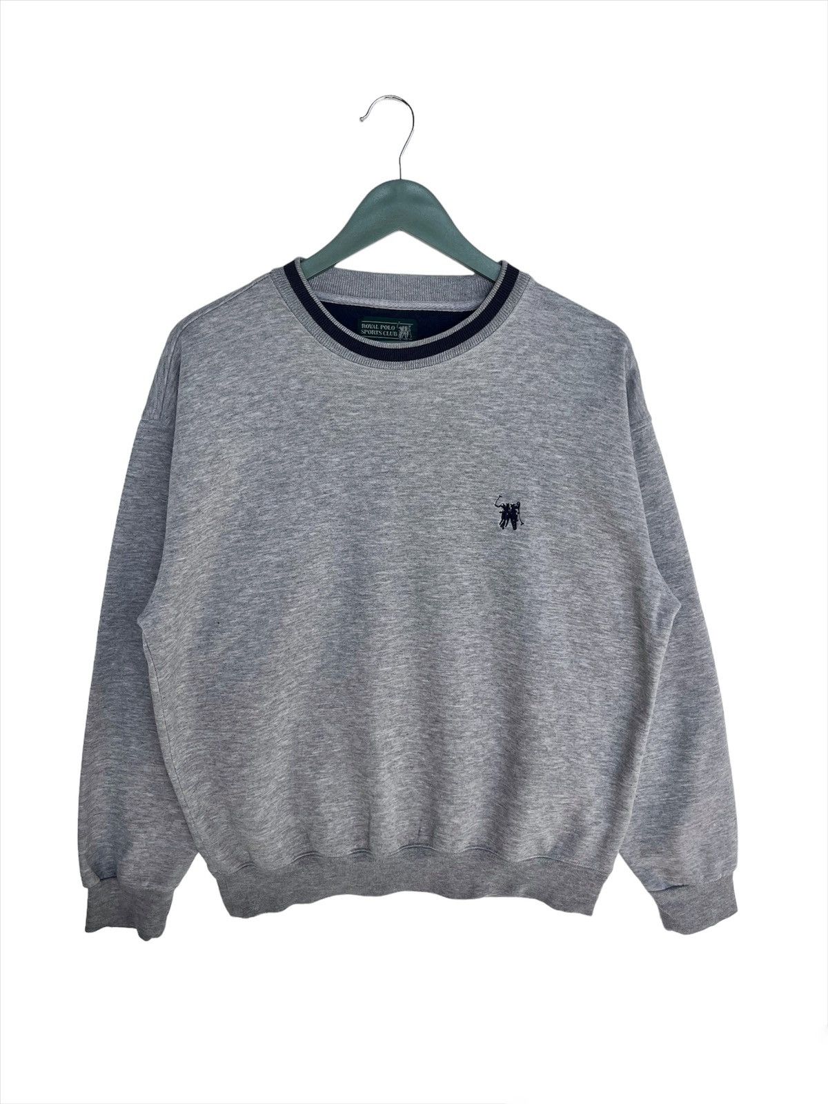 Vintage Vintage Royal Polo Sports Club Sweatshirt Size US L / EU 52-54 / 3 - 1 Thumbnail
