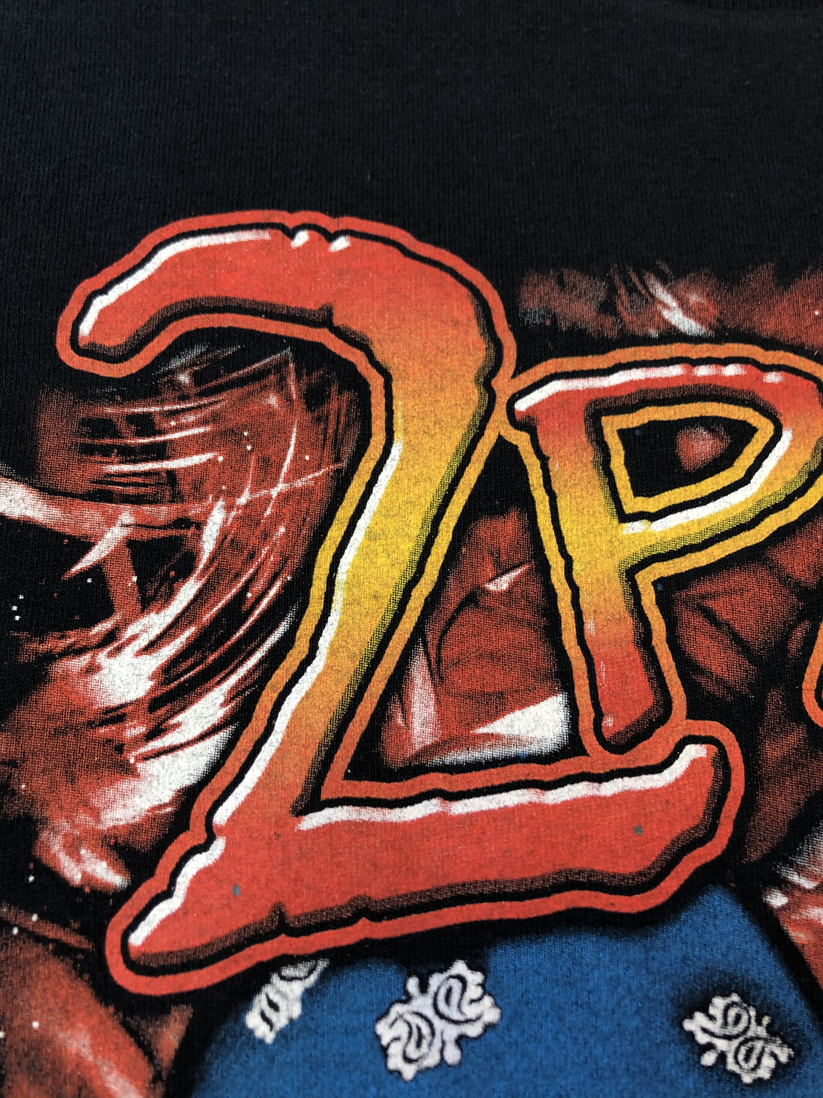 Band Tees × Rap Tees × Vintage Vintage 2Pac Shakur Rap Band Tee Shirt Y2K Hype Rare Drill Size US S / EU 44-46 / 1 - 7 Thumbnail