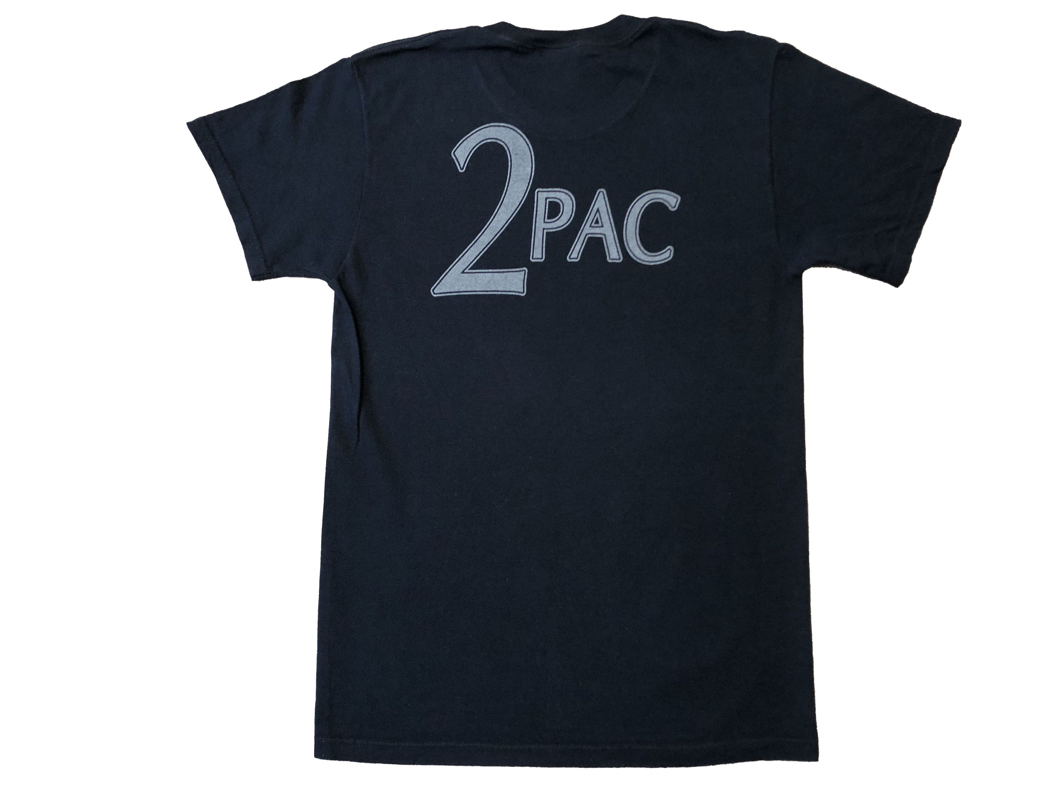 Band Tees × Rap Tees × Vintage Vintage 2Pac Shakur Rap Band Tee Shirt Y2K Hype Rare Drill Size US S / EU 44-46 / 1 - 11 Thumbnail