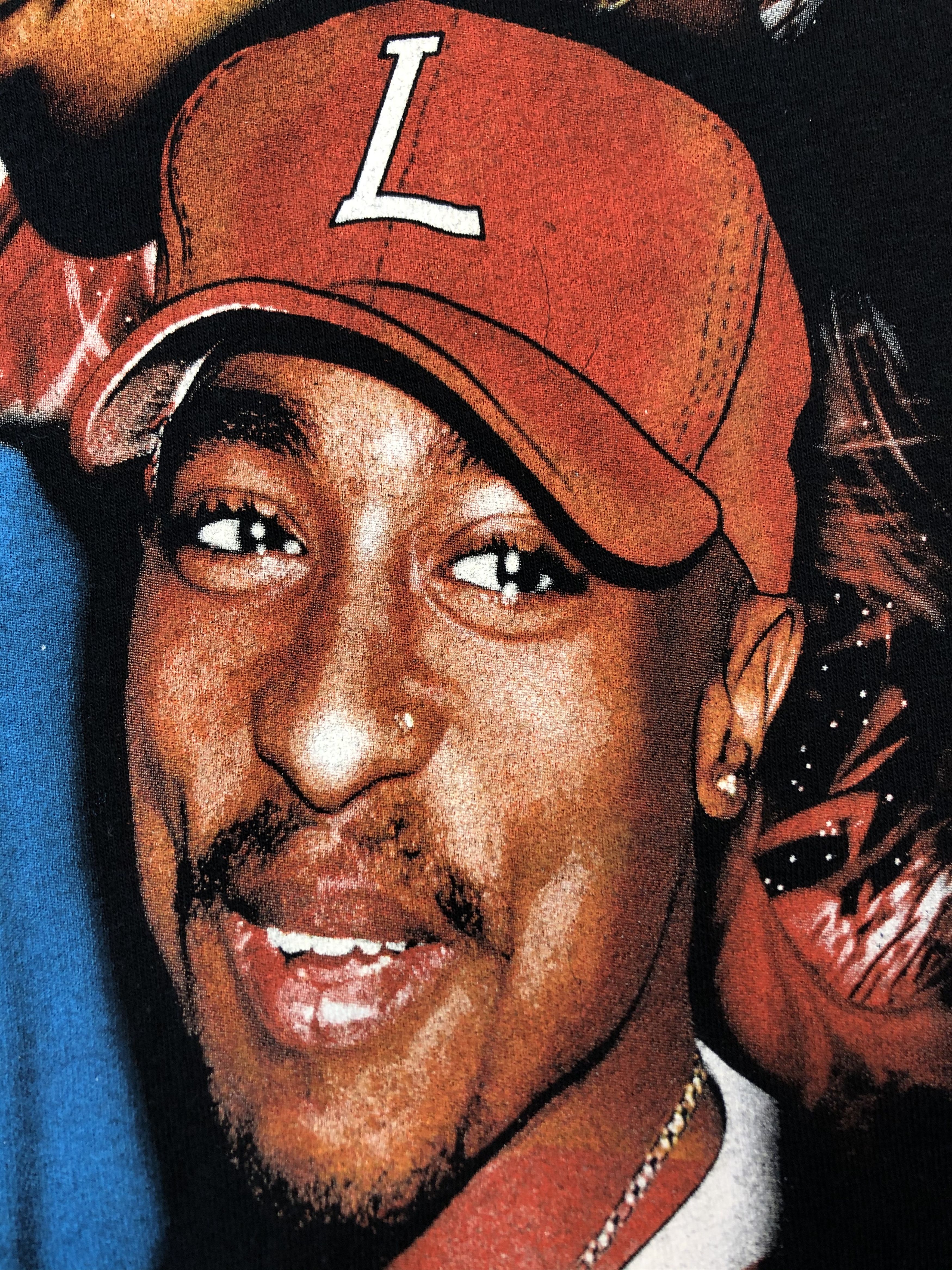 Band Tees × Rap Tees × Vintage Vintage 2Pac Shakur Rap Band Tee Shirt Y2K Hype Rare Drill Size US S / EU 44-46 / 1 - 6 Thumbnail