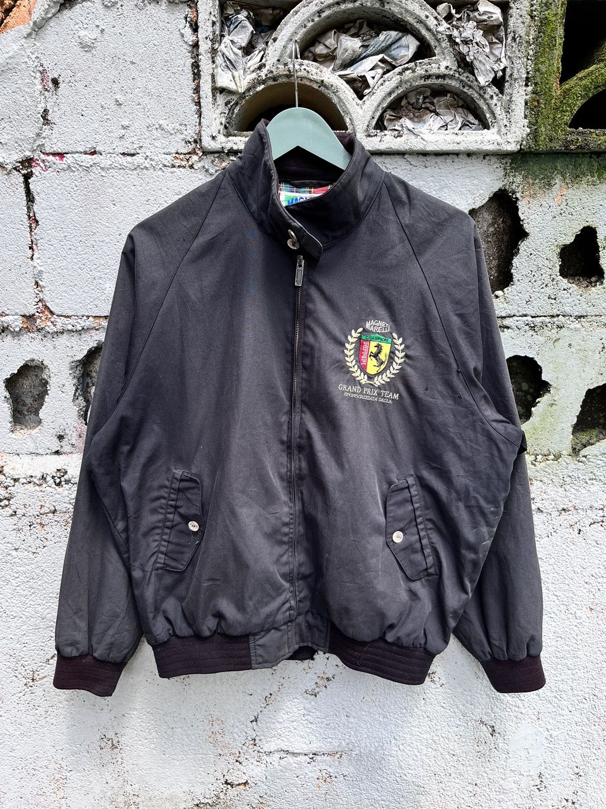 Ferrari MAGNETI MARELLI ウィンドブレーカー Vintage Ferrari X Magnet Marell Windbreaker Jacket - Etsy