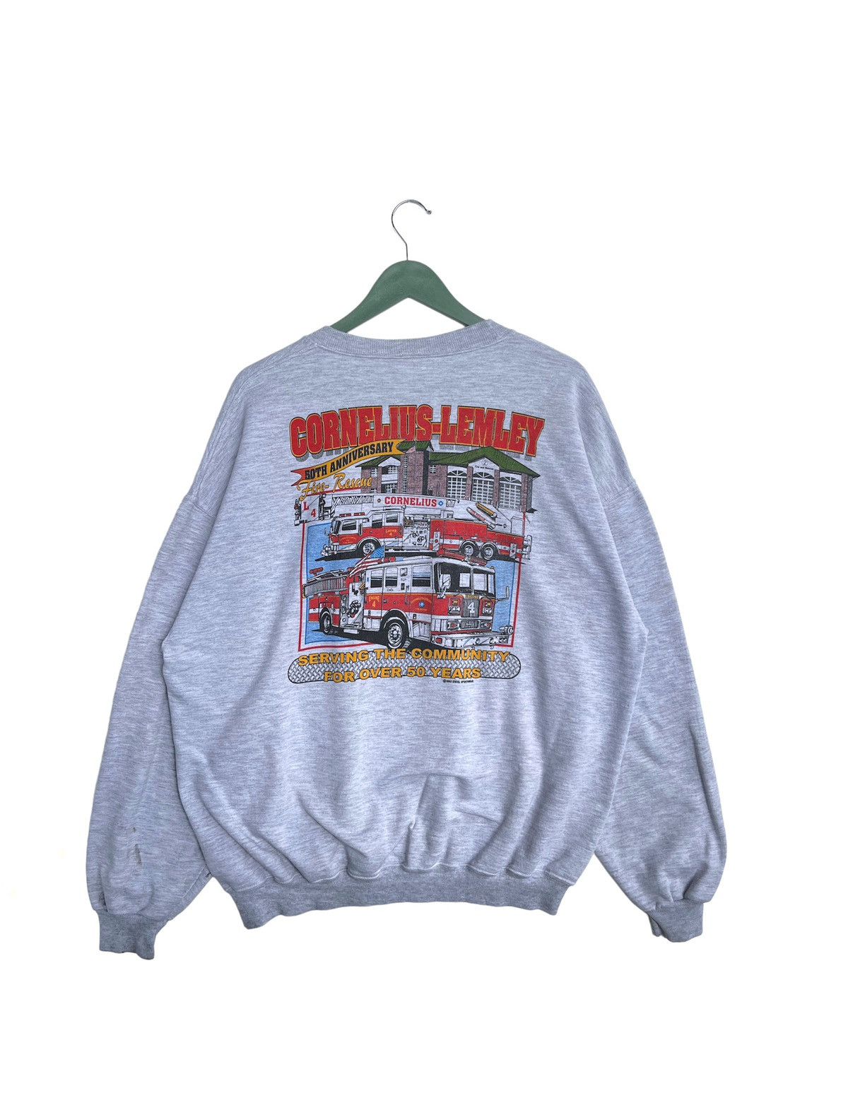 Jerzees × Vintage Vintage 2002 Cornelius Lemley 50th Anniversary Sweatshirt Size US XL / EU 56 / 4 - 2 Thumbnail