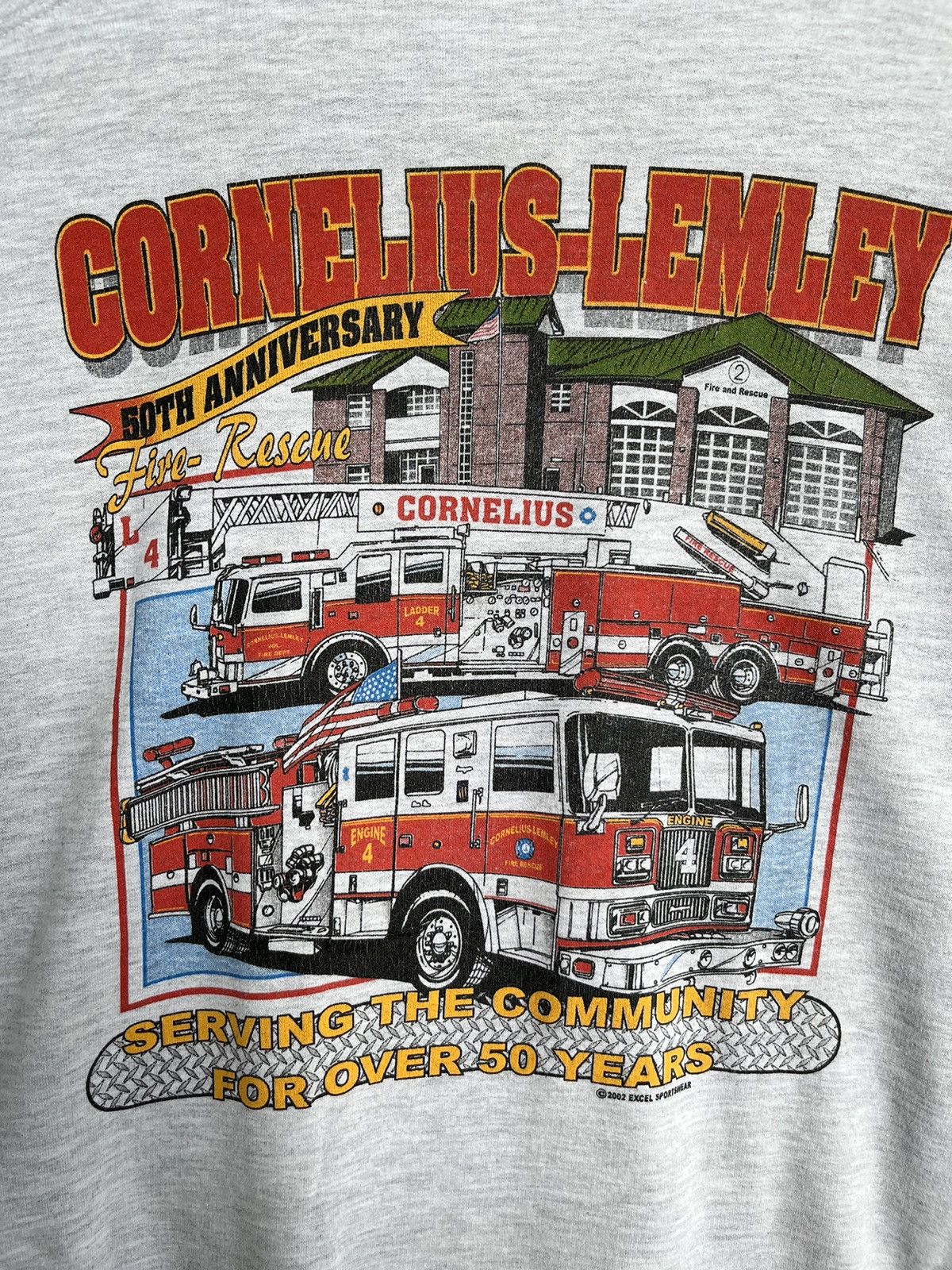 Jerzees × Vintage Vintage 2002 Cornelius Lemley 50th Anniversary Sweatshirt Size US XL / EU 56 / 4 - 4 Thumbnail