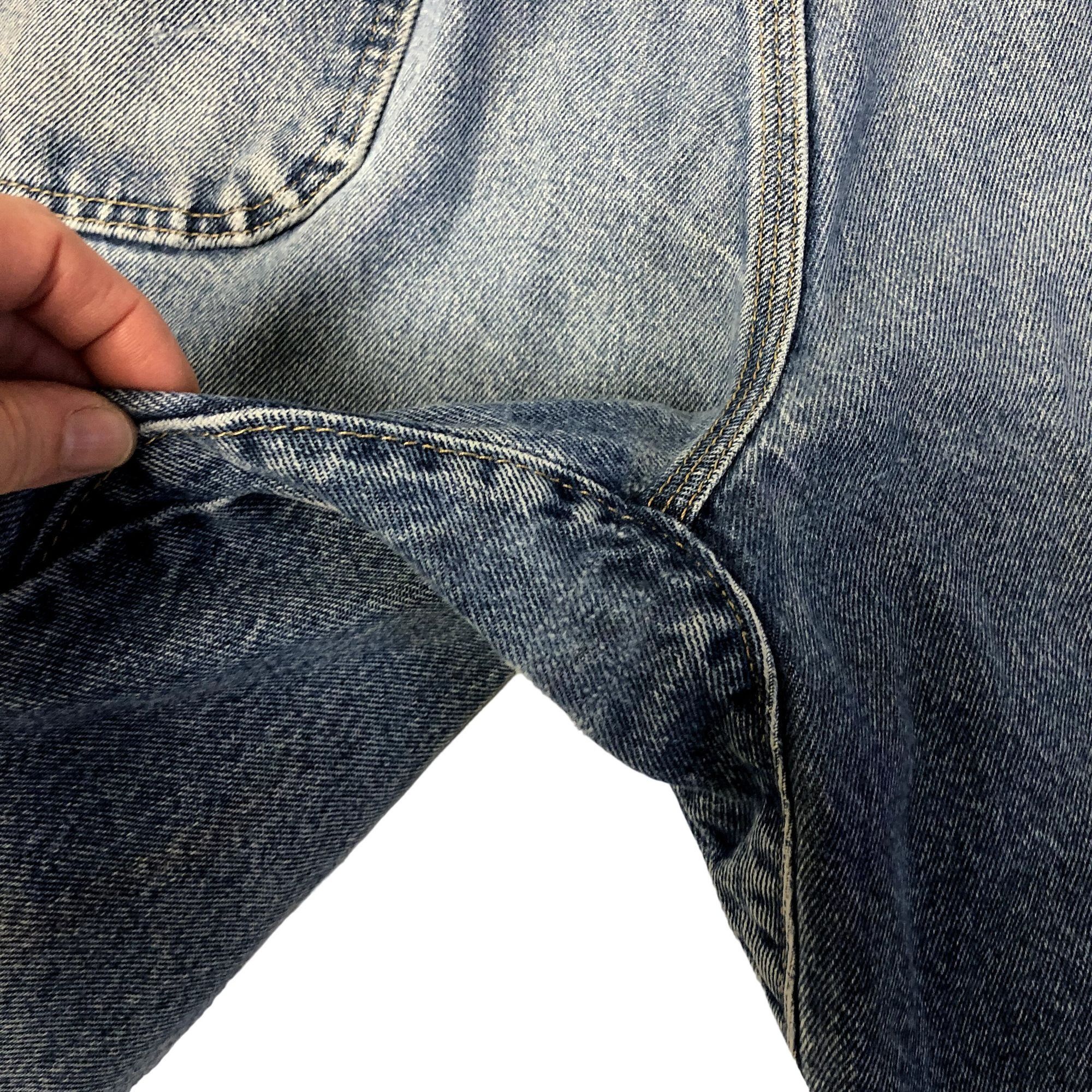 Dura Shield DENIM Carpenter Blue Jean WORK Shop Shorts 38