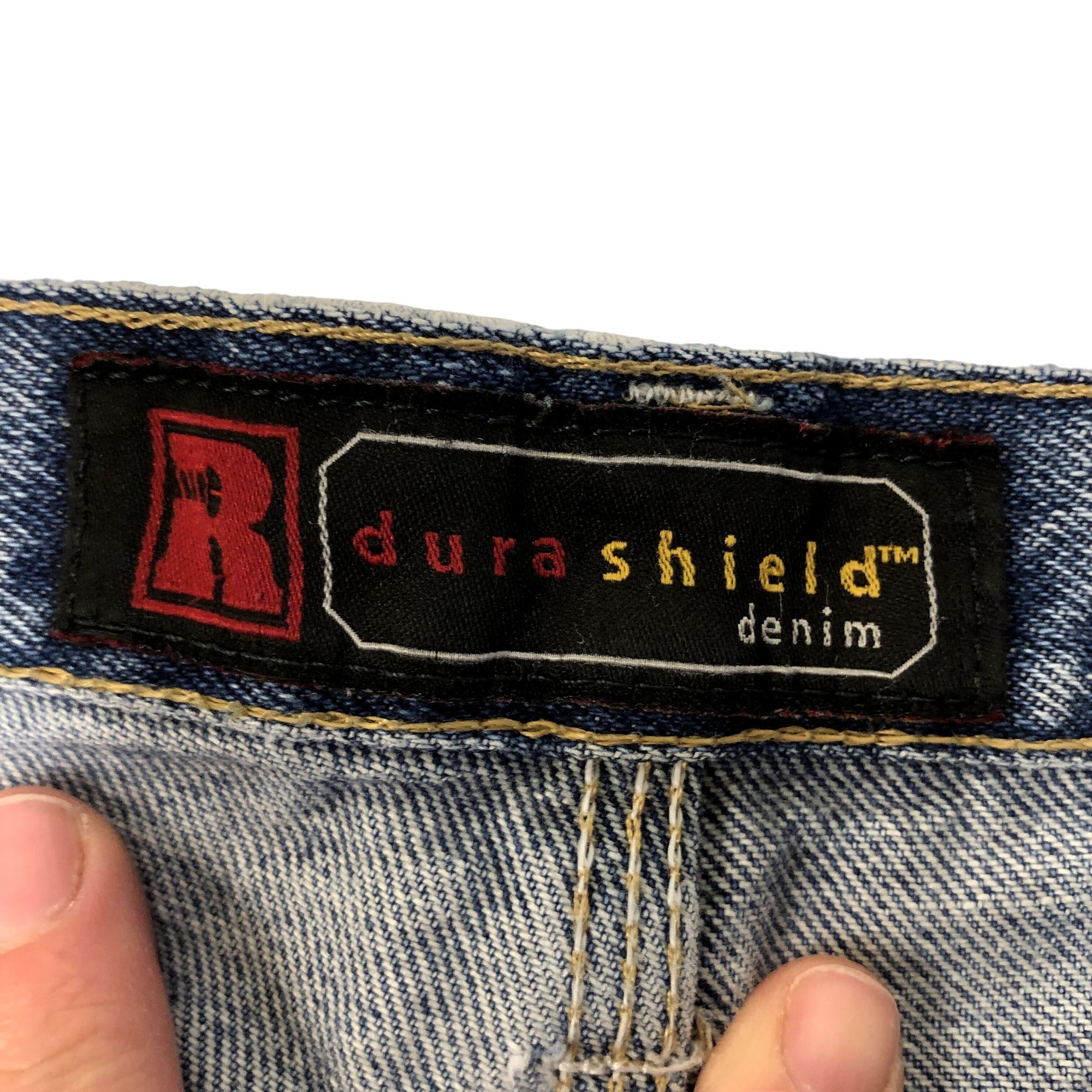 Dura Shield DENIM Carpenter Blue Jean WORK Shop Shorts 38