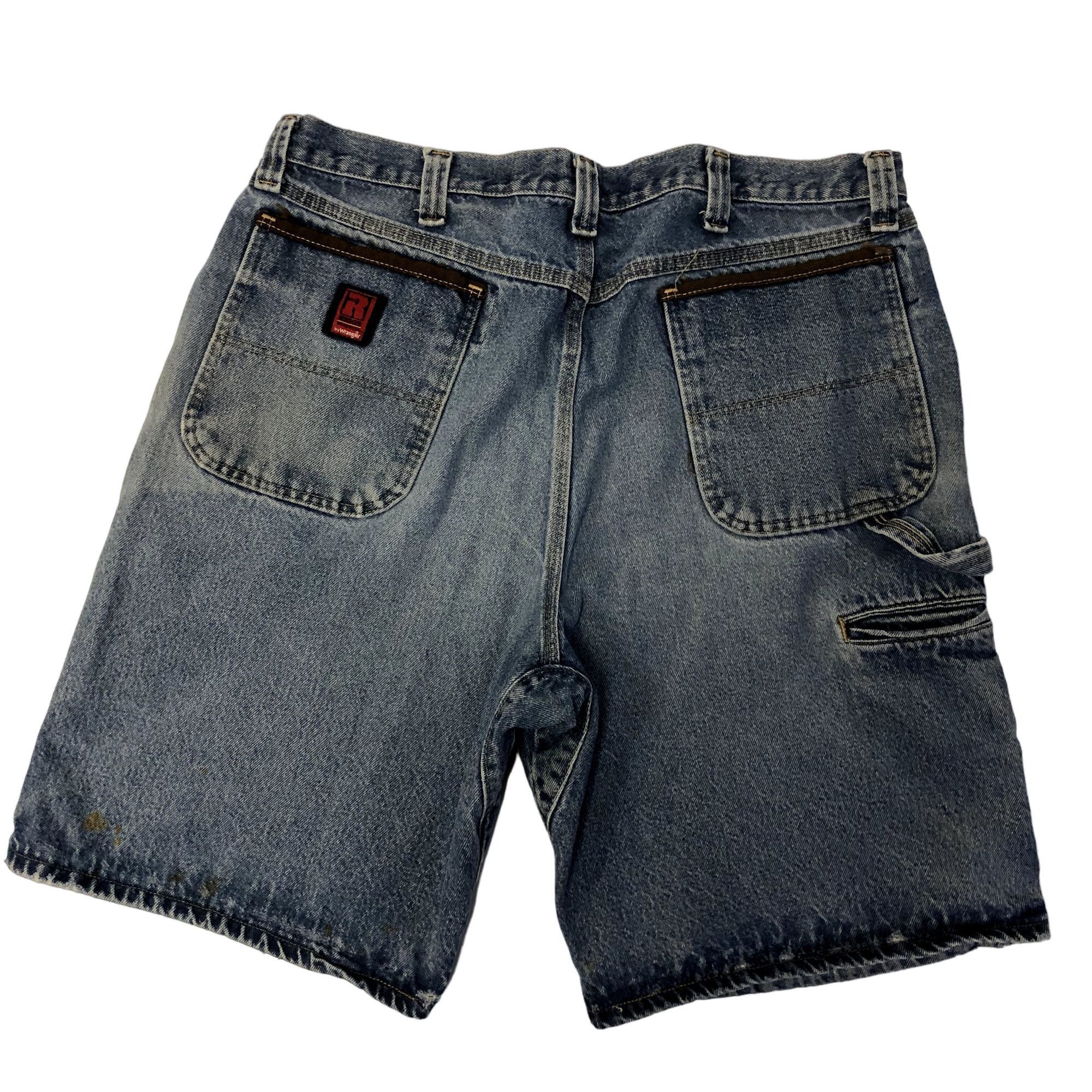 Dura Shield DENIM Carpenter Blue Jean WORK Shop Shorts 38