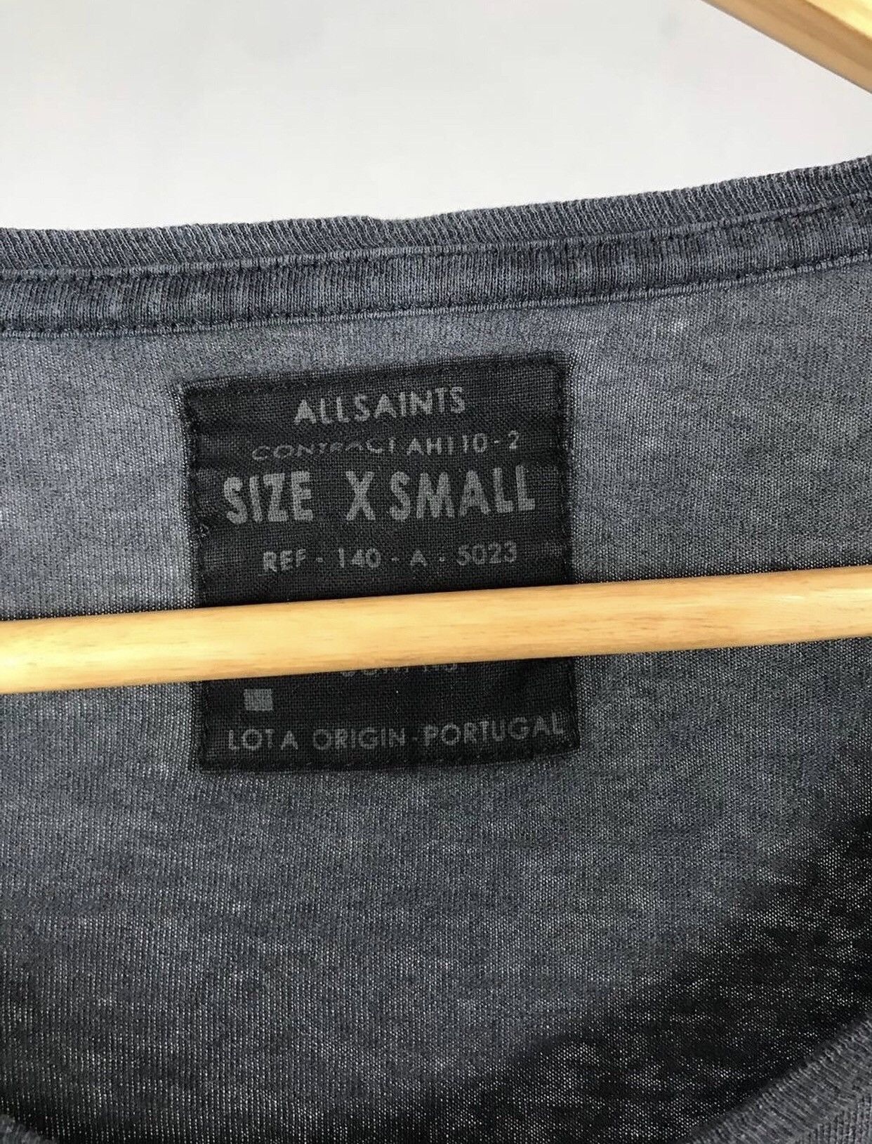 Allsaints Allsaints Luxury Streetwear Gray Tee Size US XS / EU 42 / 0 - 5 Thumbnail
