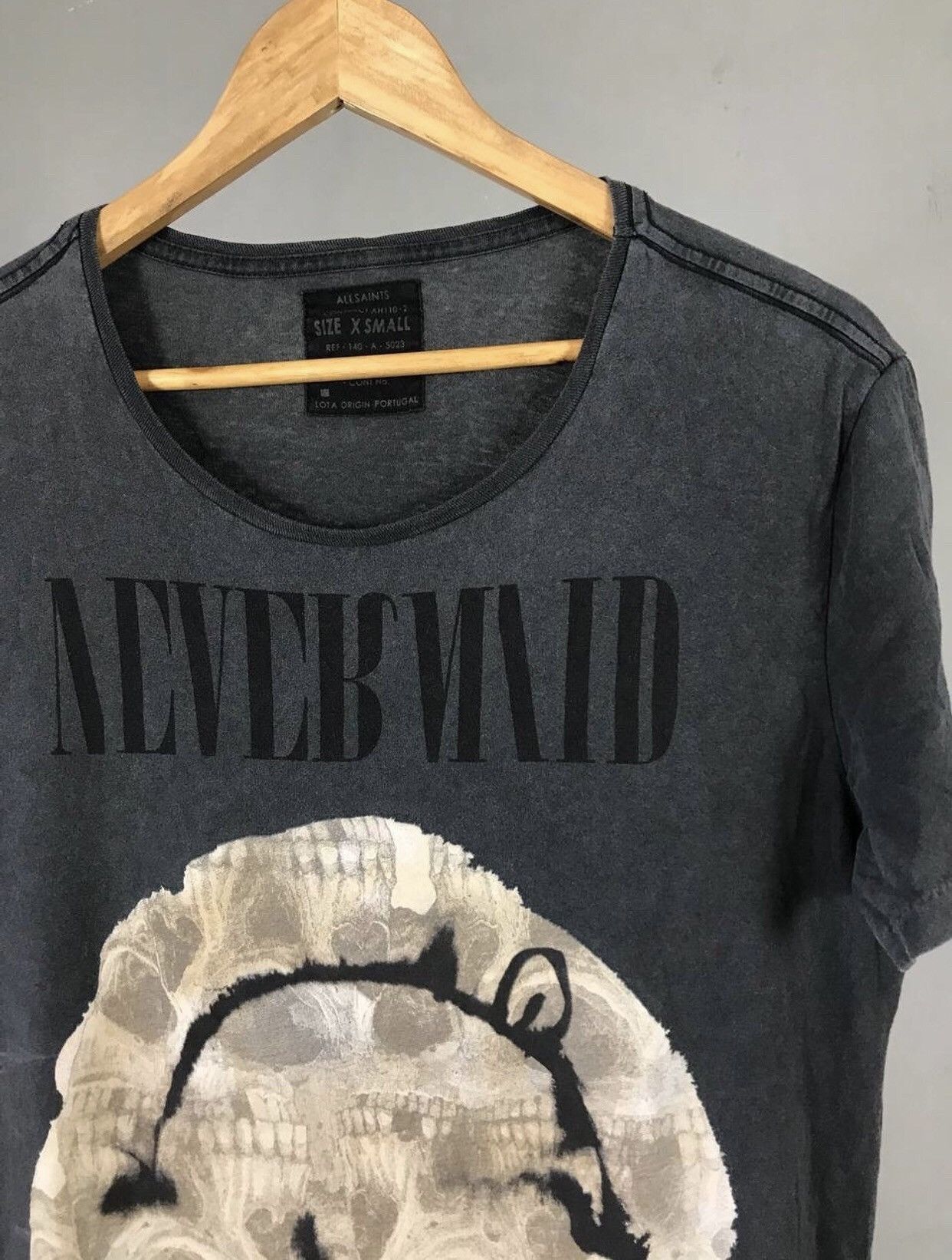 Allsaints Allsaints Luxury Streetwear Gray Tee Size US XS / EU 42 / 0 - 2 Thumbnail