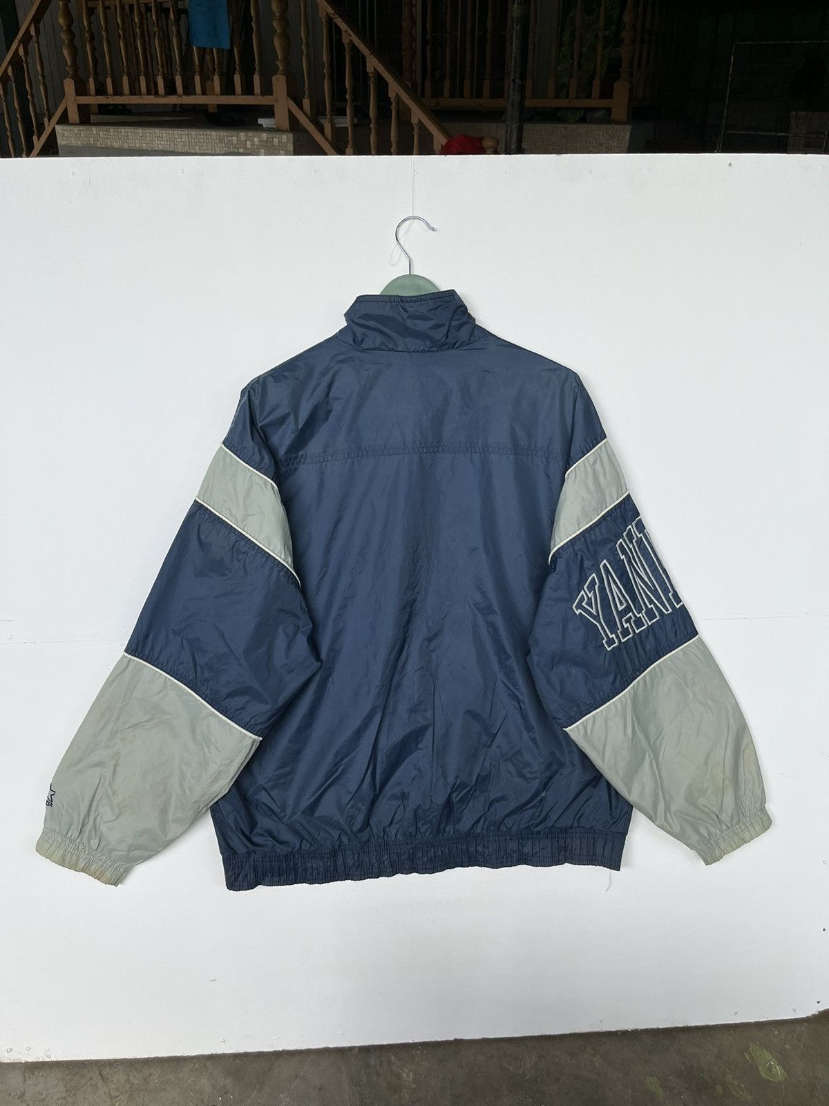 MLB Vintage 90s New York Yankees Windbreaker Jacket Size US L / EU 52-54 / 3 - 8 Thumbnail