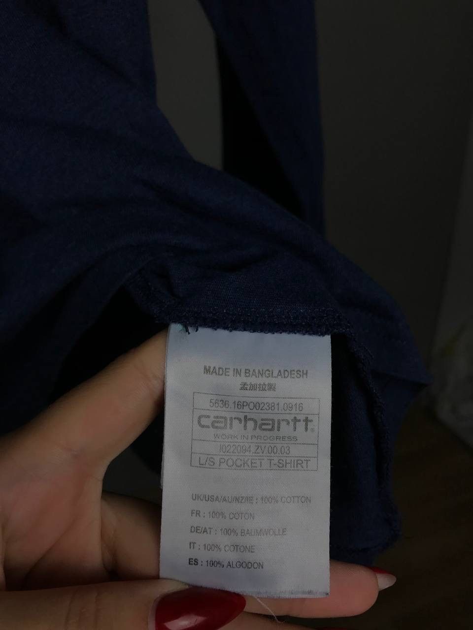 Carhartt Carhartt WIP luxury streetwear patch pocket longsleeve Size US XL / EU 56 / 4 - 5 Thumbnail