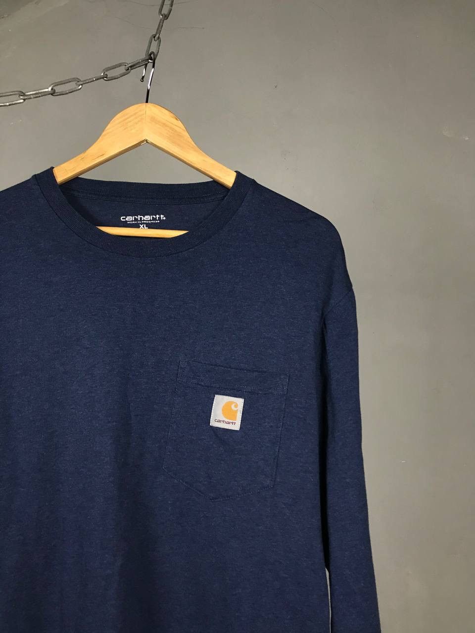 Carhartt Carhartt WIP luxury streetwear patch pocket longsleeve Size US XL / EU 56 / 4 - 2 Thumbnail