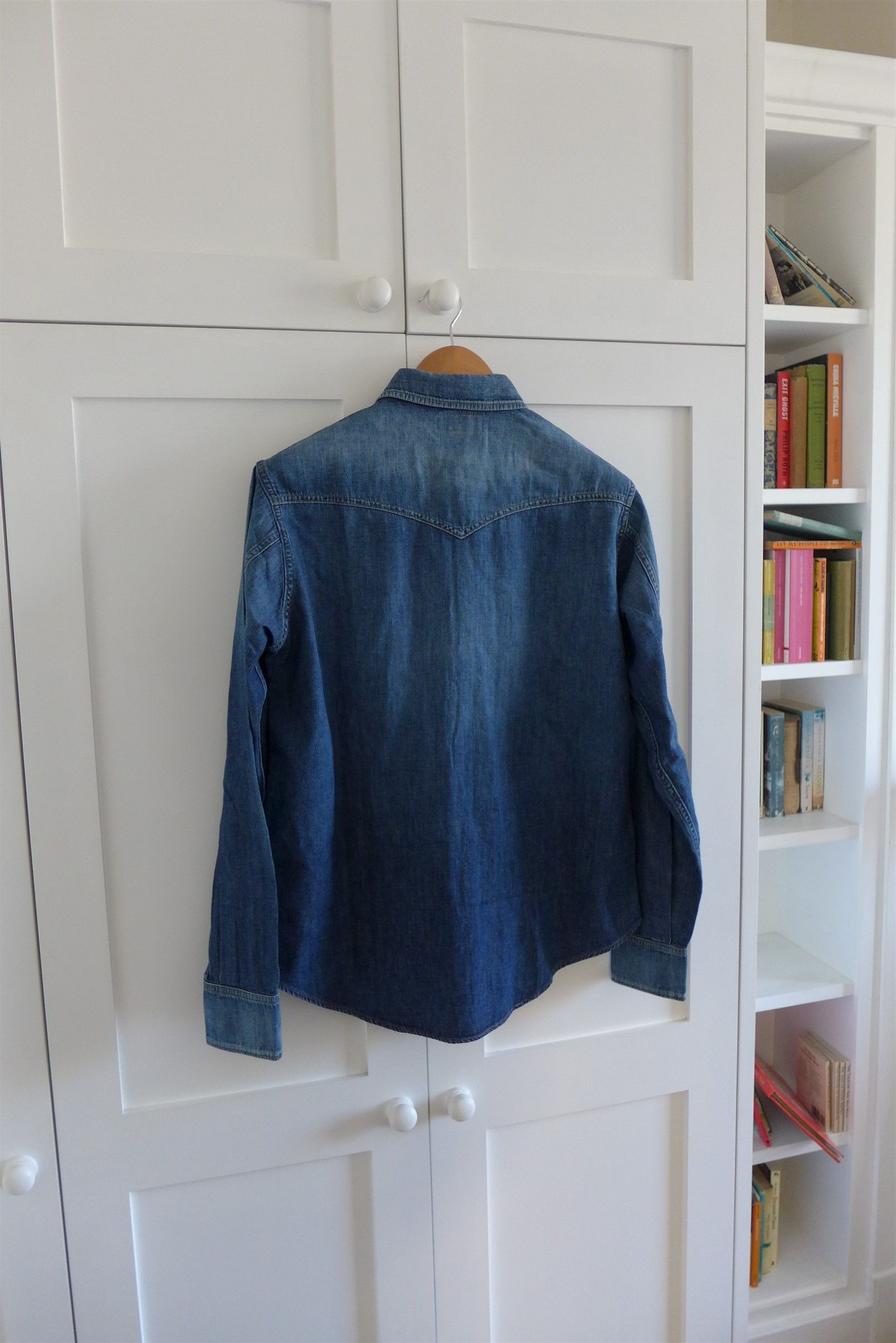 Saint Laurent Paris Saint Laurent Western Shirt -- Blue Denim Size US S / EU 44-46 / 1 - 4 Thumbnail