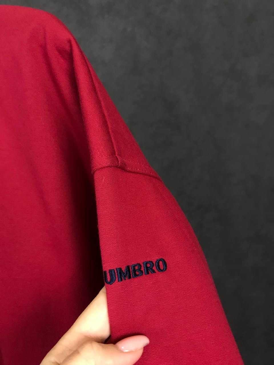 Umbro Umbro vintage sportwear 1/4 zip sweatshirt Size US L / EU 52-54 / 3 - 6 Thumbnail