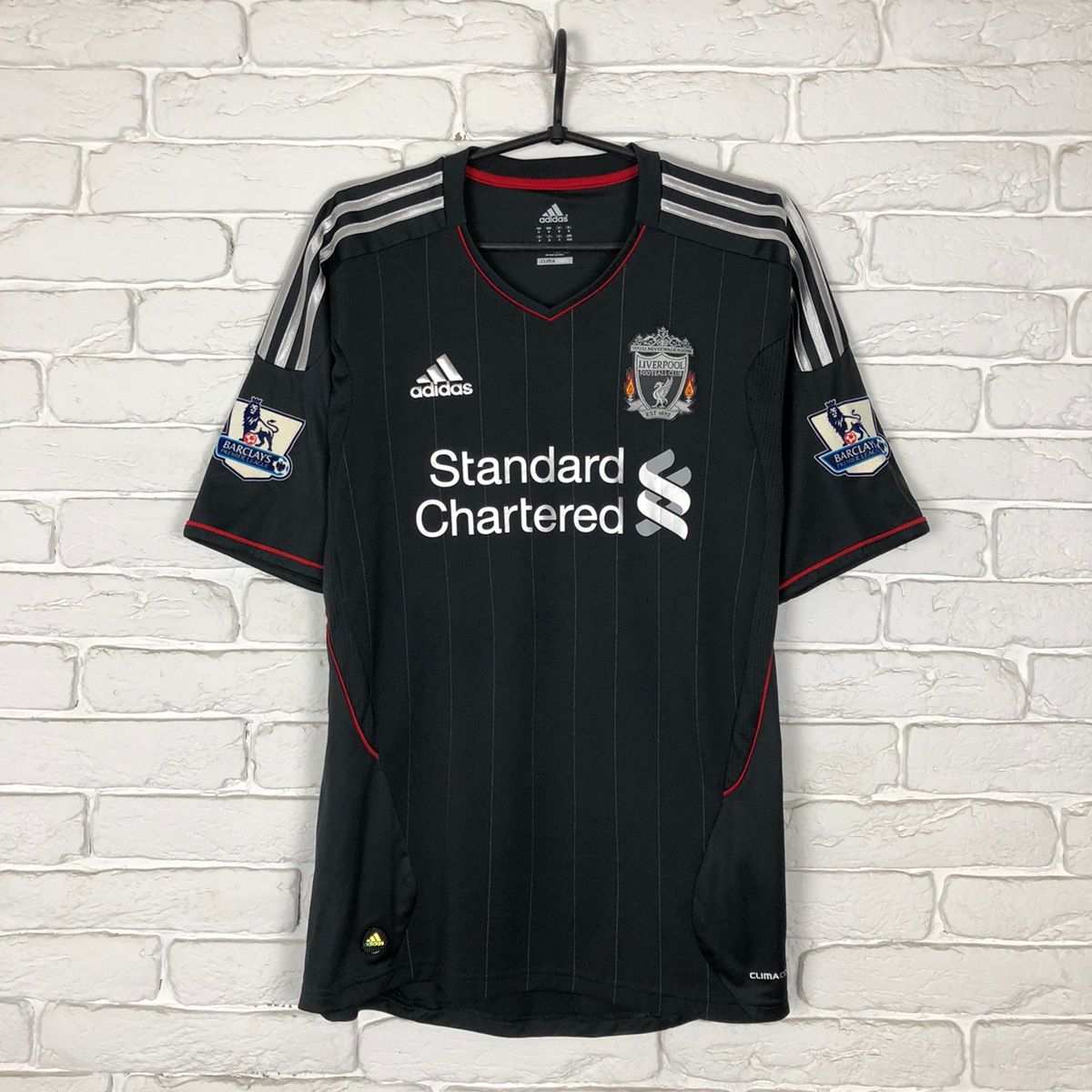 Pre-owned Adidas X Liverpool Meireles Adidas 2011 2012 Away Jersey In Black