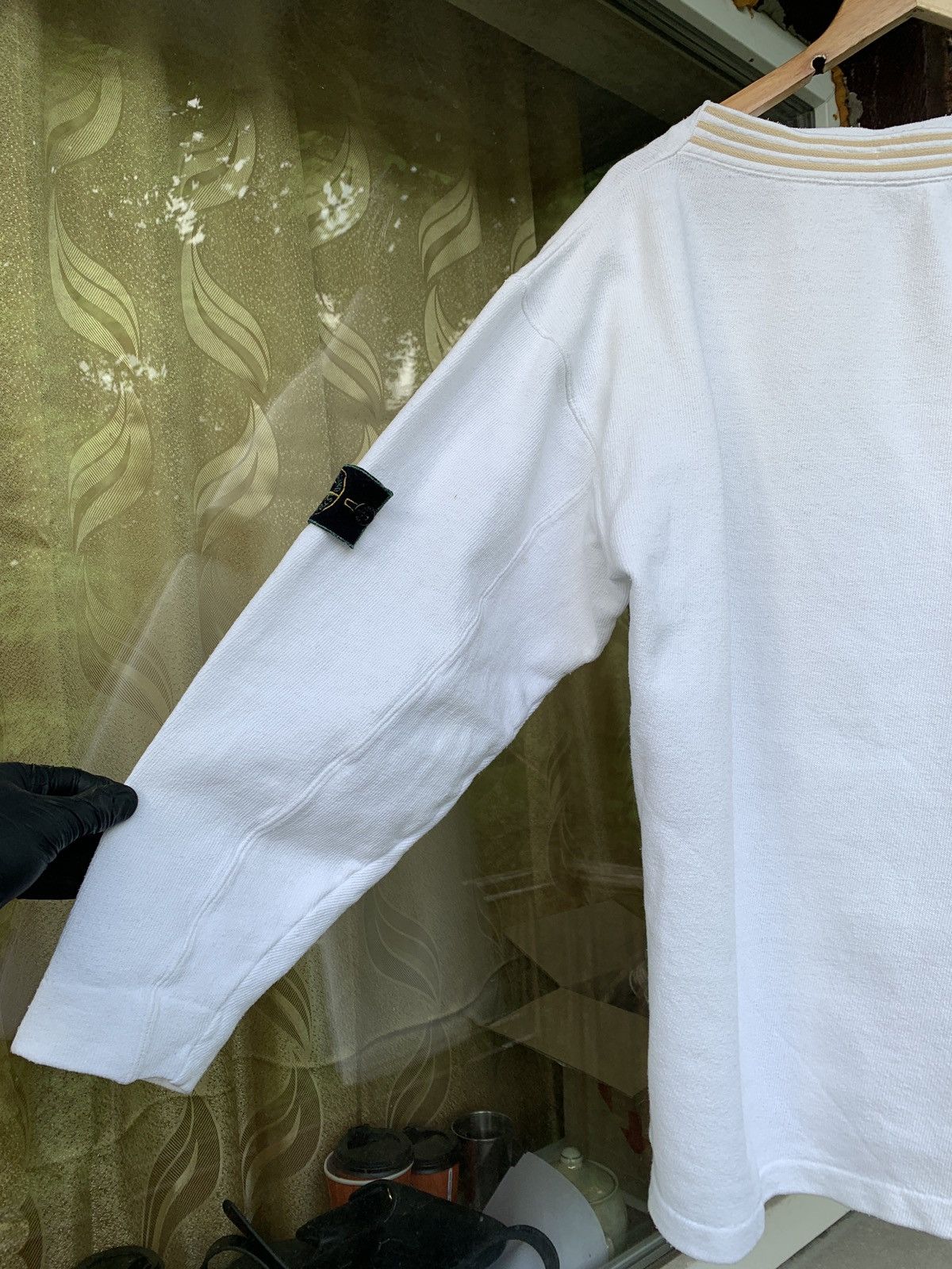 Stone Island 80s Vintage Stone Island Archive White Sweatshirt Size US L / EU 52-54 / 3 - 18 Thumbnail