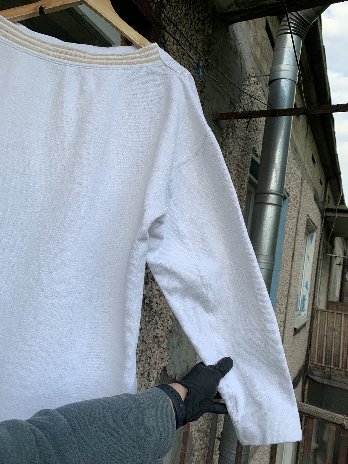 Stone Island 80s Vintage Stone Island Archive White Sweatshirt Size US L / EU 52-54 / 3 - 19 Thumbnail