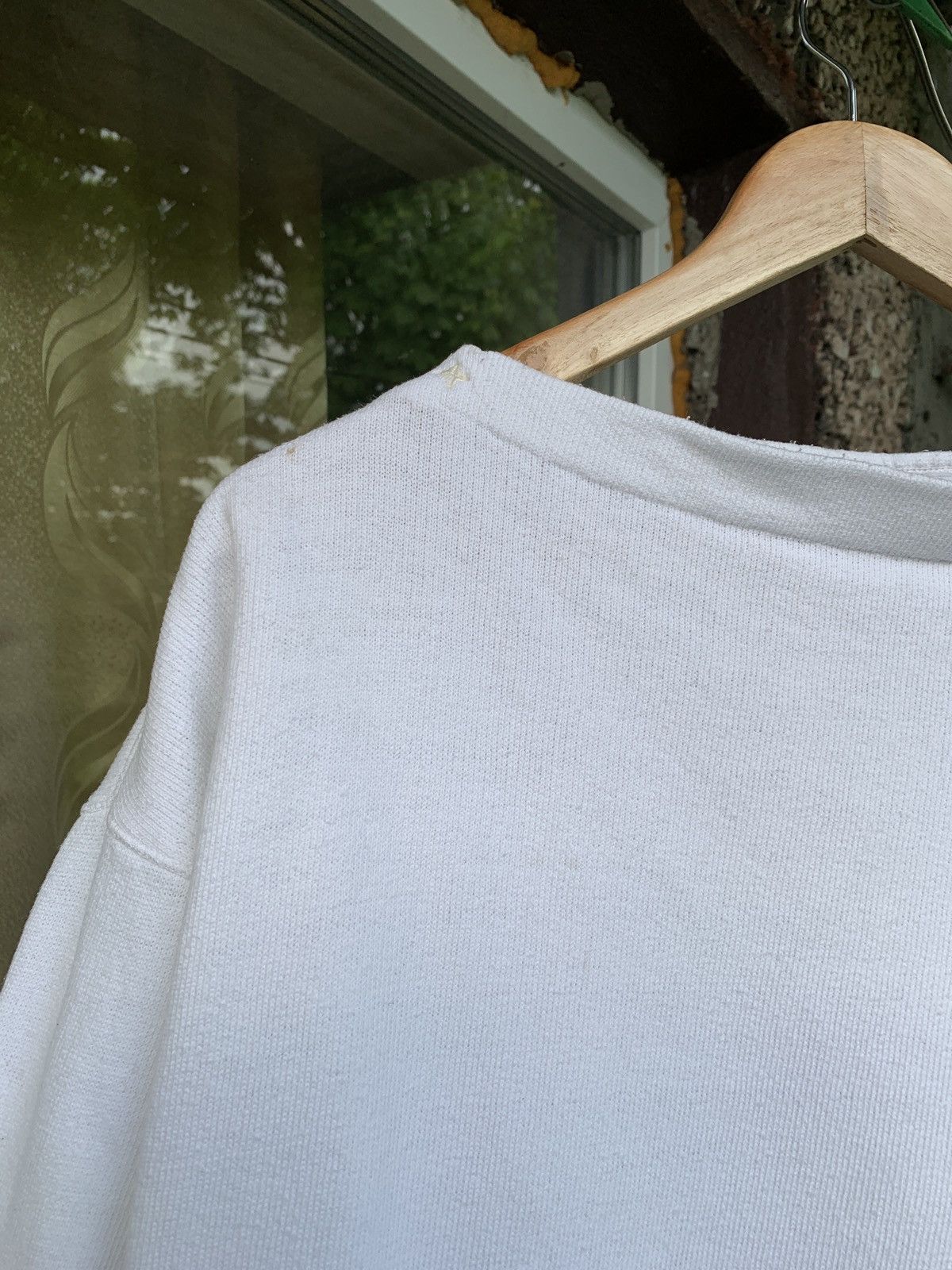 Stone Island 80s Vintage Stone Island Archive White Sweatshirt Size US L / EU 52-54 / 3 - 9 Thumbnail