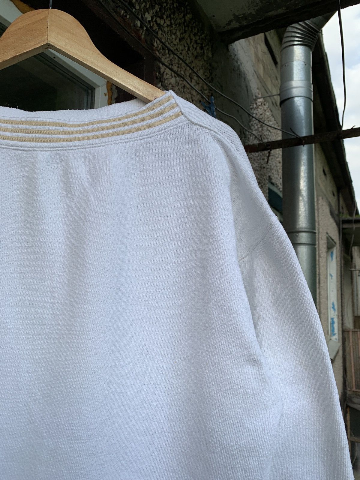 Stone Island 80s Vintage Stone Island Archive White Sweatshirt Size US L / EU 52-54 / 3 - 16 Thumbnail