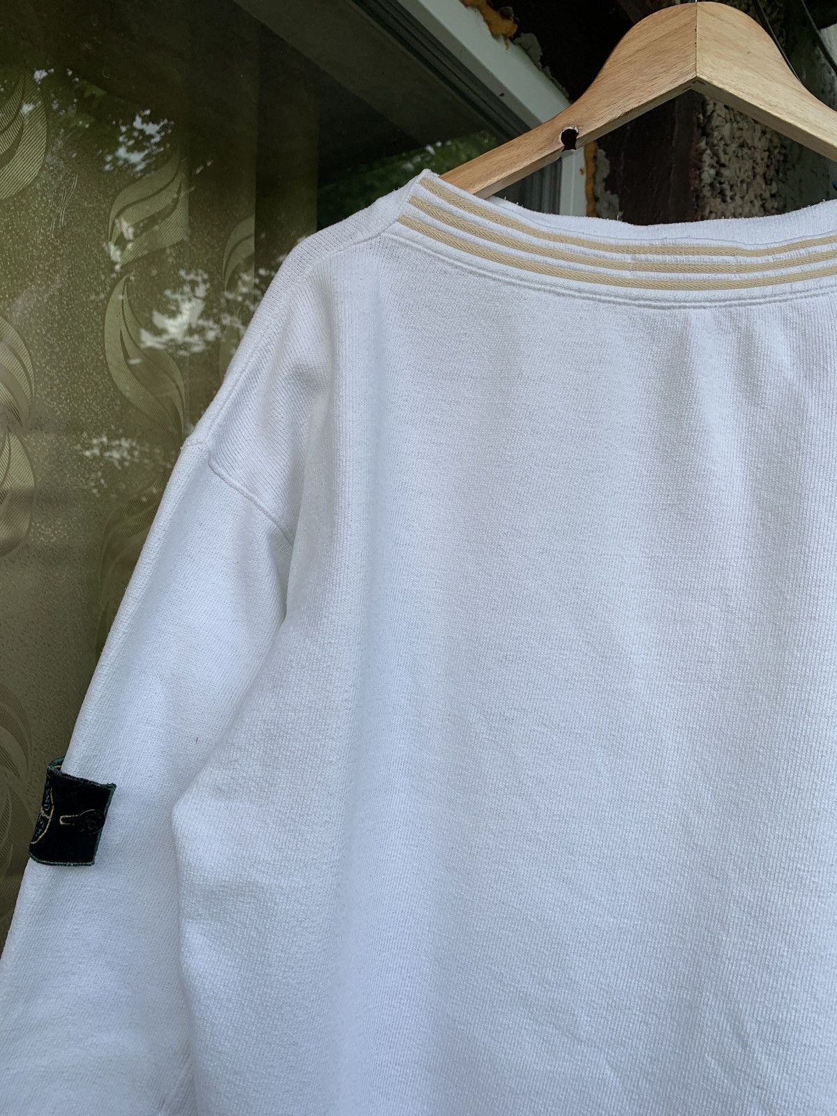 Stone Island 80s Vintage Stone Island Archive White Sweatshirt Size US L / EU 52-54 / 3 - 17 Thumbnail