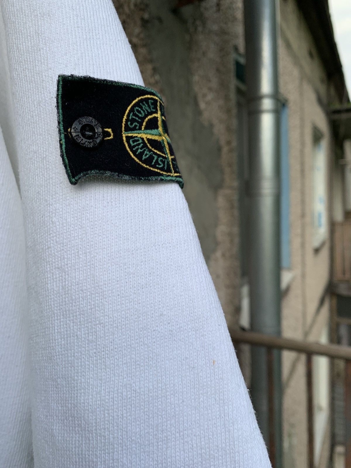 Stone Island 80s Vintage Stone Island Archive White Sweatshirt Size US L / EU 52-54 / 3 - 13 Thumbnail