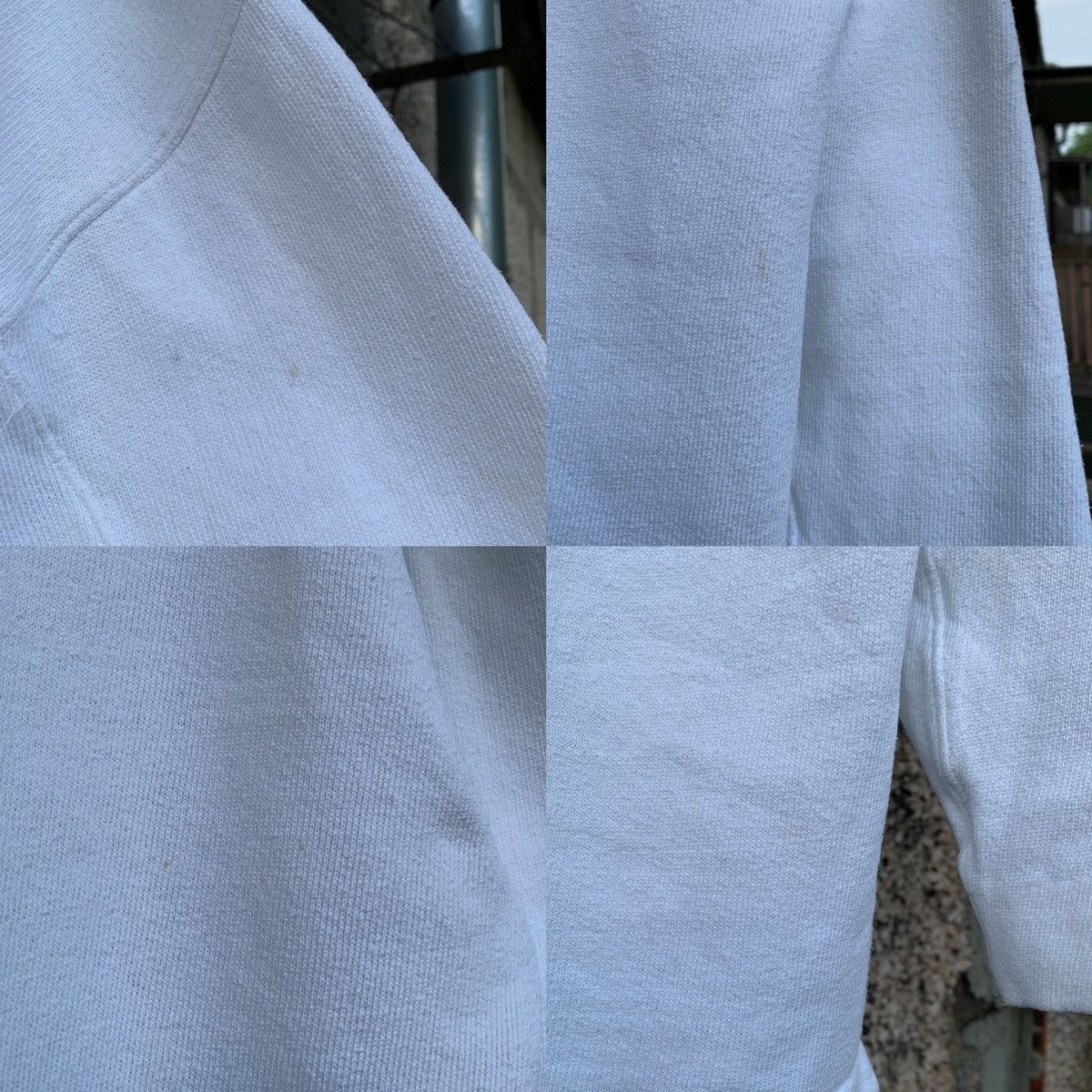 Stone Island 80s Vintage Stone Island Archive White Sweatshirt Size US L / EU 52-54 / 3 - 23 Thumbnail