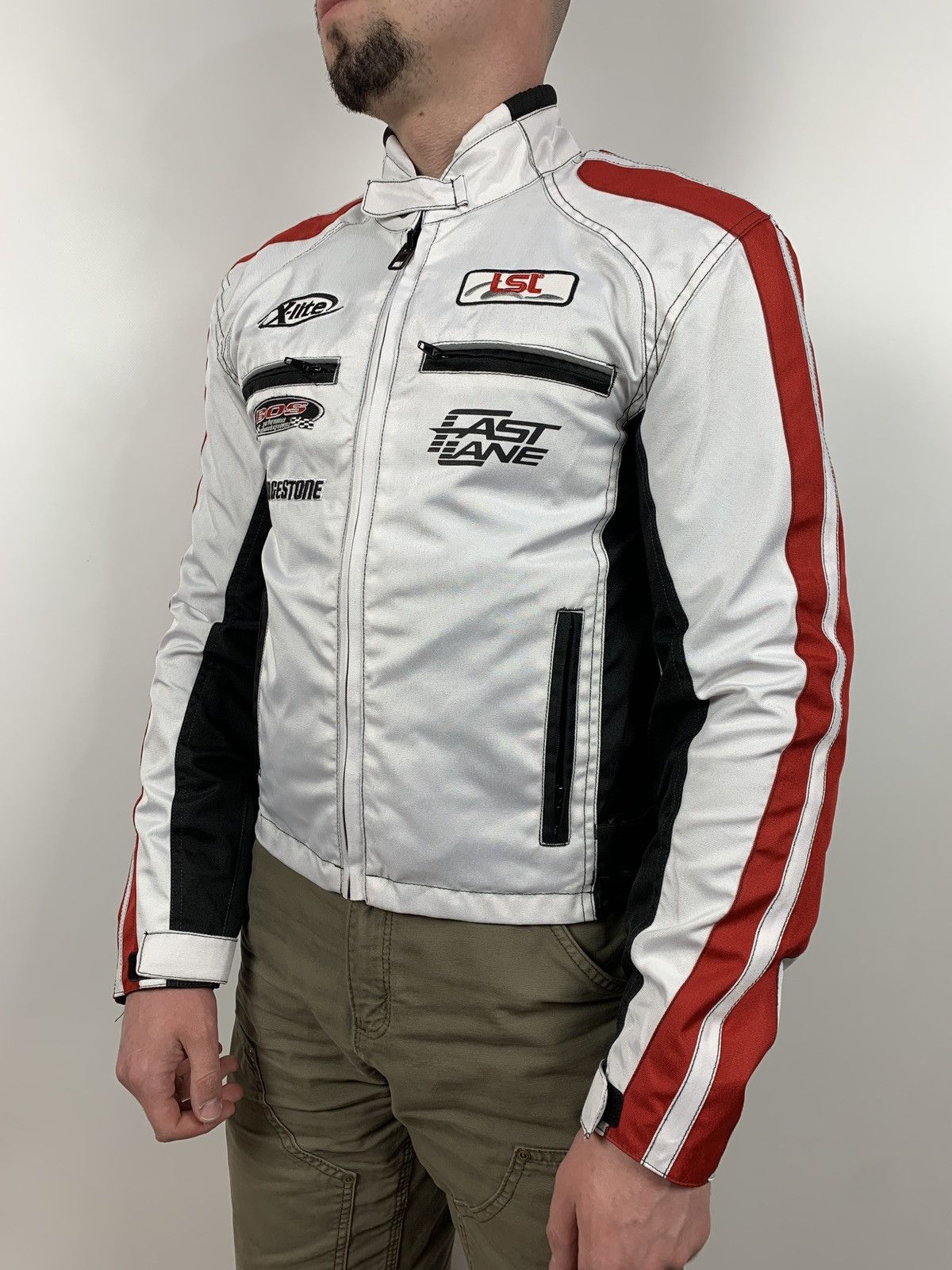 Vintage Vintage Bridgestone Fast Lane Motorcycle Racing Jacket Size US XS / EU 42 / 0 - 1 Thumbnail