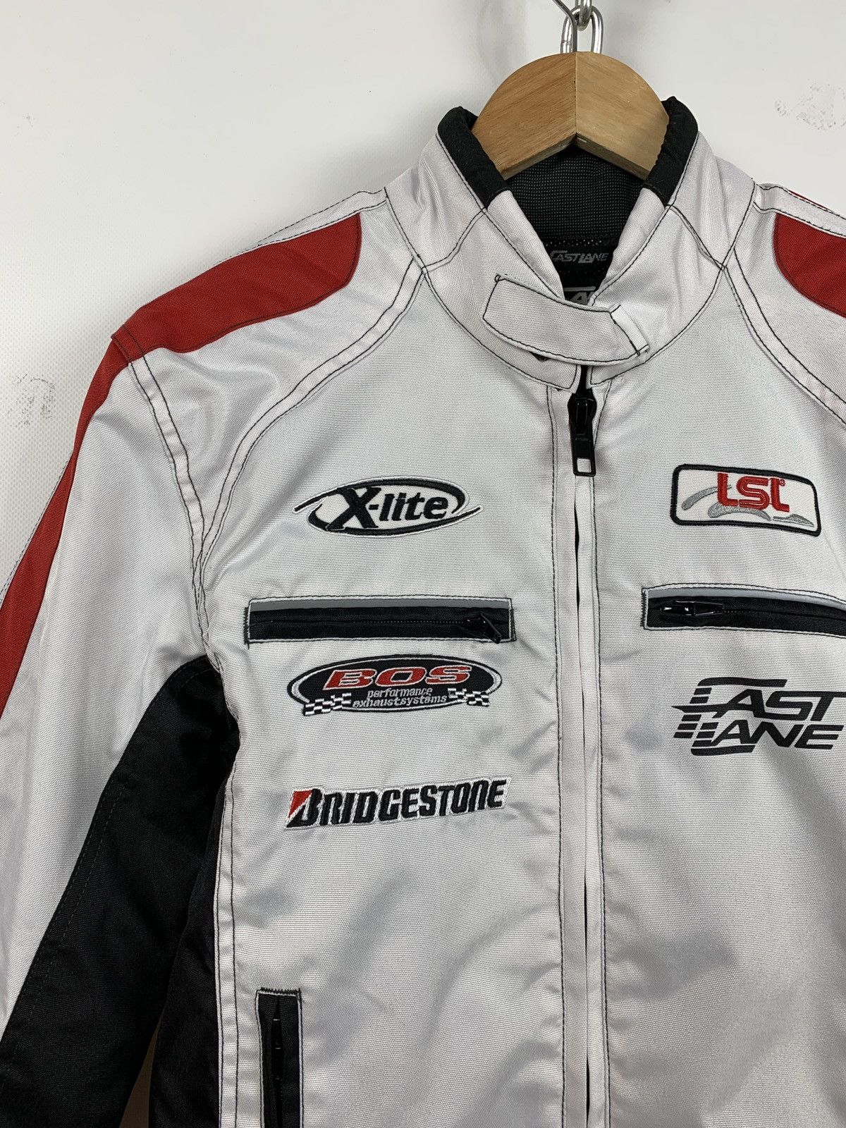 Vintage Vintage Bridgestone Fast Lane Motorcycle Racing Jacket Size US XS / EU 42 / 0 - 12 Thumbnail