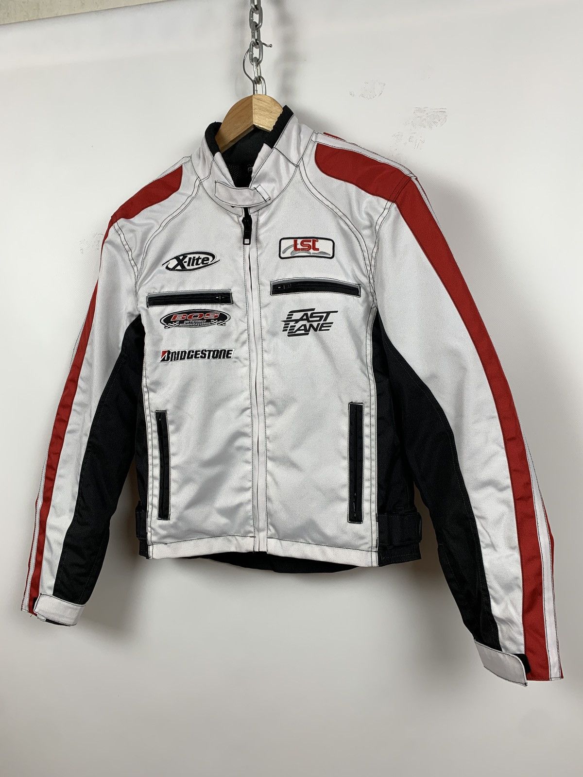 Vintage Vintage Bridgestone Fast Lane Motorcycle Racing Jacket Size US XS / EU 42 / 0 - 10 Thumbnail