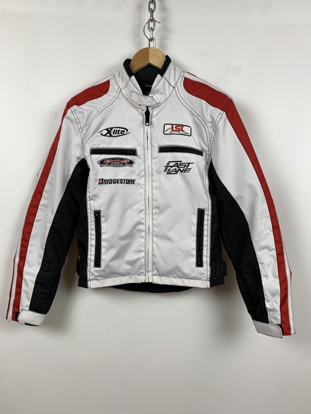 Vintage Vintage Bridgestone Fast Lane Motorcycle Racing Jacket Size US XS / EU 42 / 0 - 5 Thumbnail