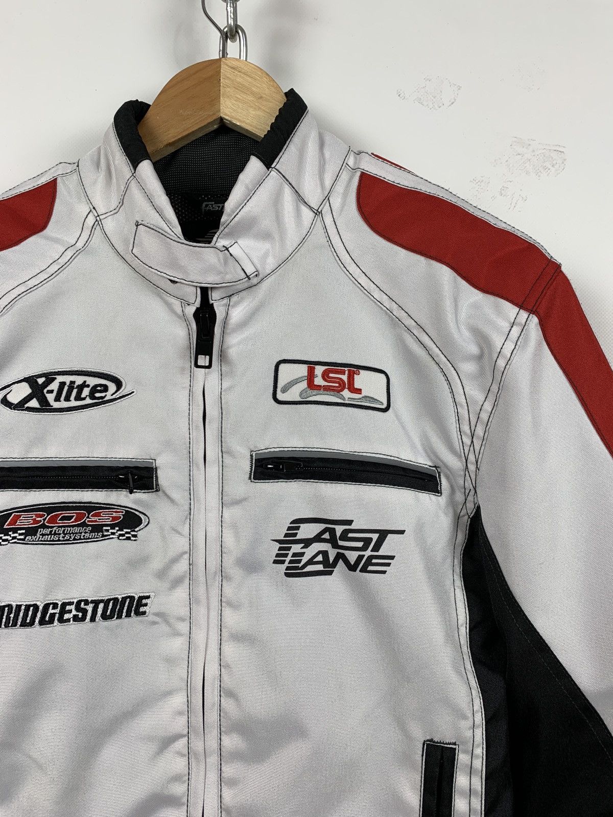 Vintage Vintage Bridgestone Fast Lane Motorcycle Racing Jacket Size US XS / EU 42 / 0 - 11 Thumbnail