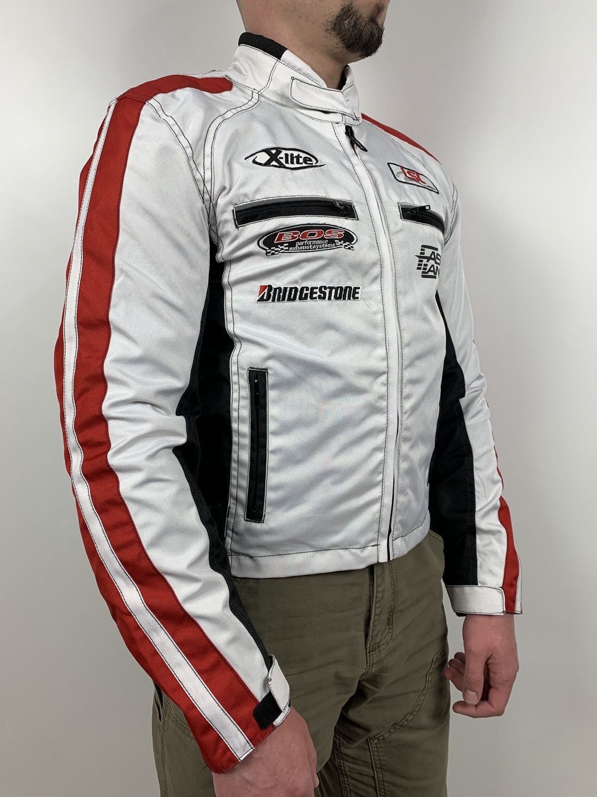 Vintage Vintage Bridgestone Fast Lane Motorcycle Racing Jacket Size US XS / EU 42 / 0 - 3 Thumbnail