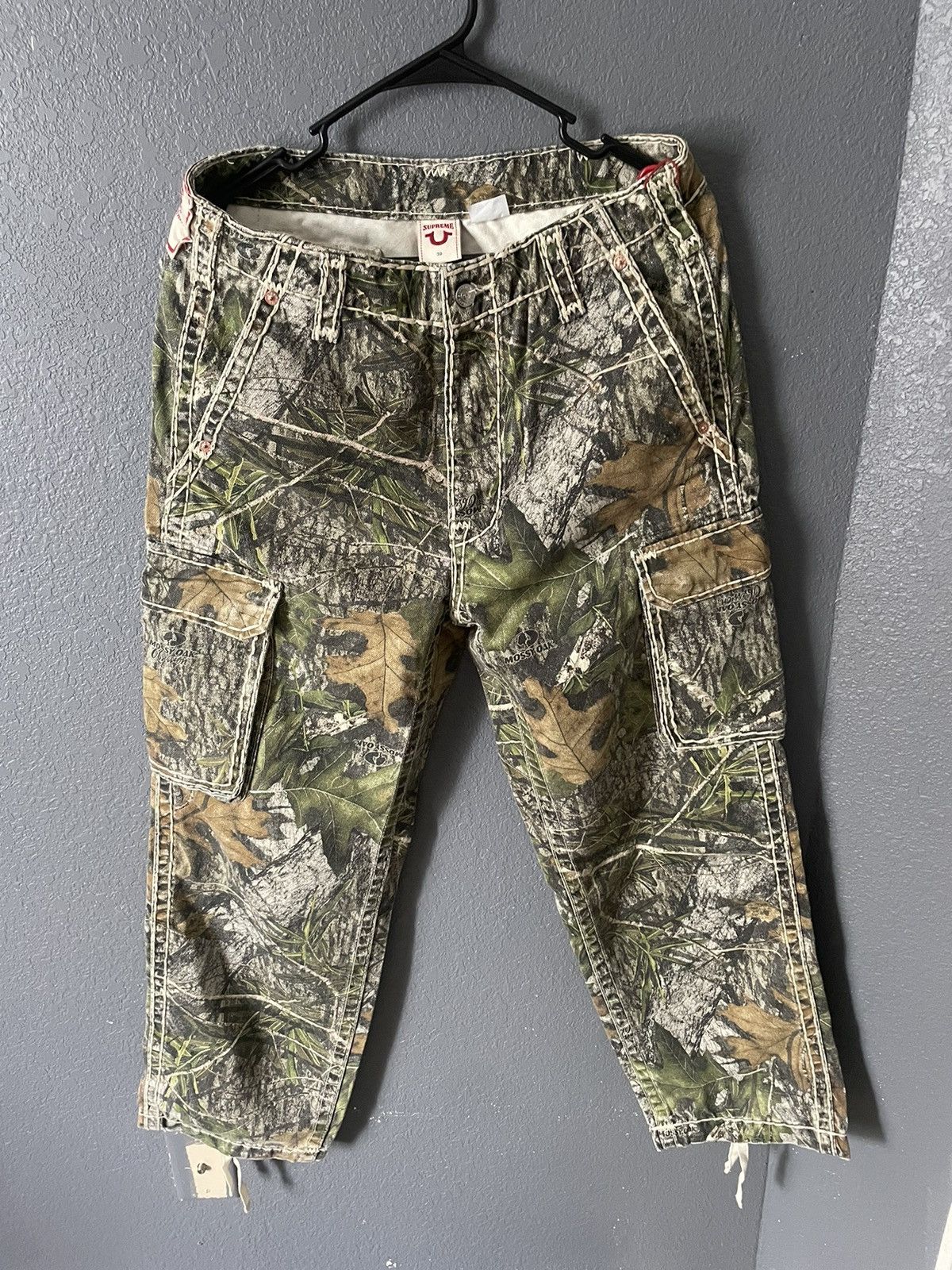 Supreme Supreme True Religion Denim Cargo Pants Mossy Oak Camo