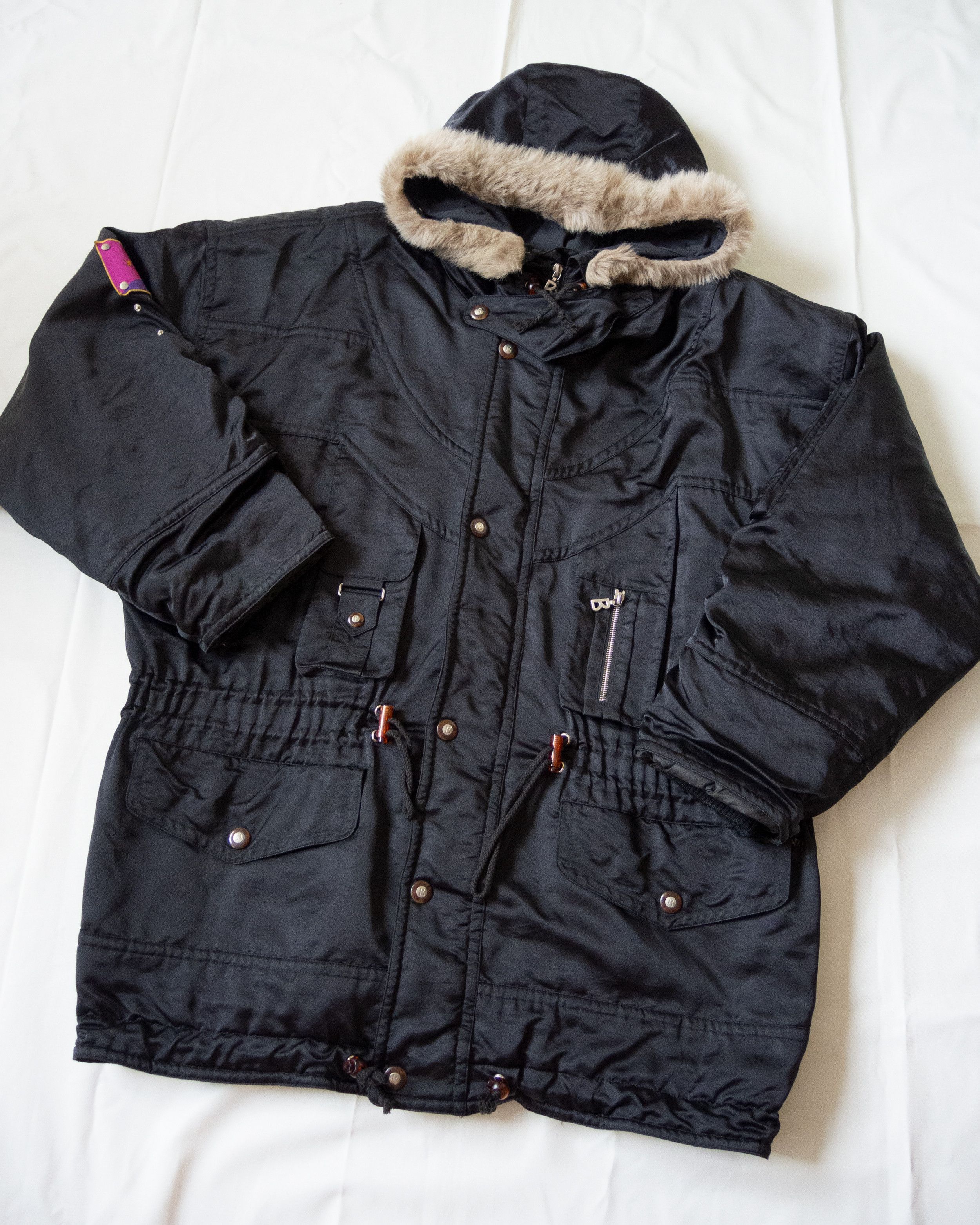 image of Vintage Bogner Gore-Tex Parka in Black, Men's (Size XL)
