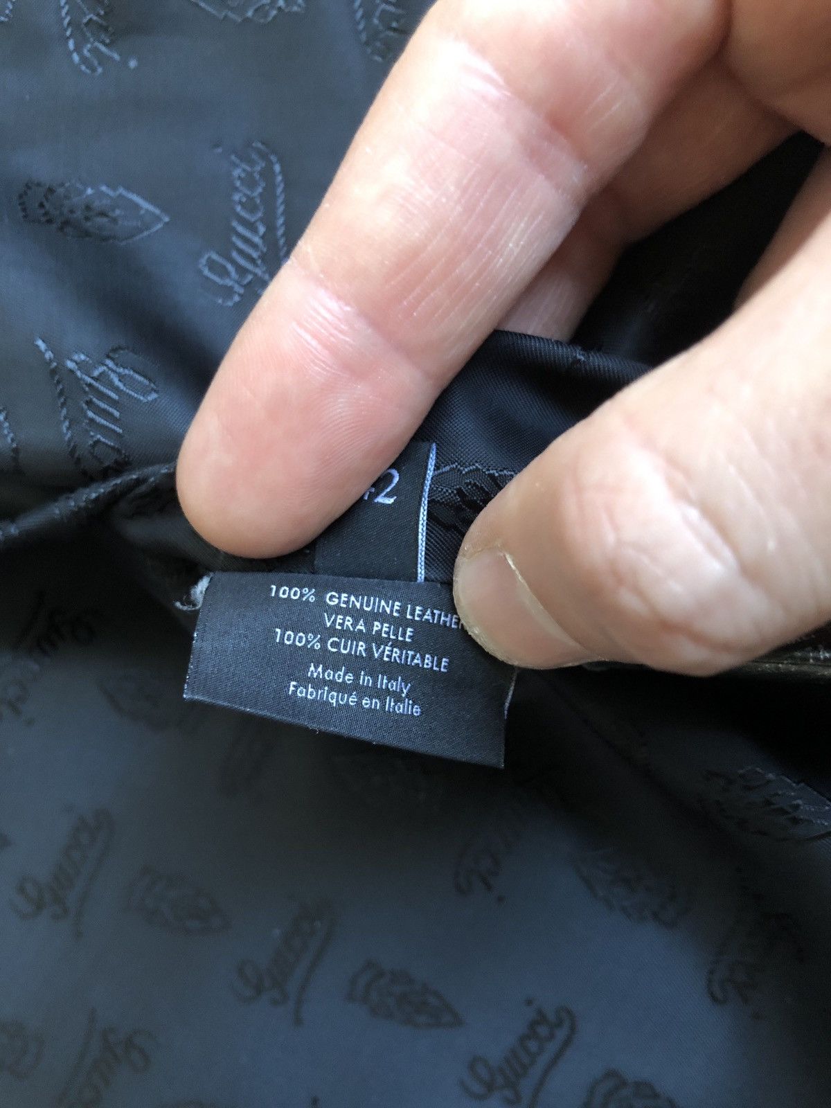 Gucci GUCCI Leather jacket Size US XS / EU 42 / 0 - 9 Thumbnail
