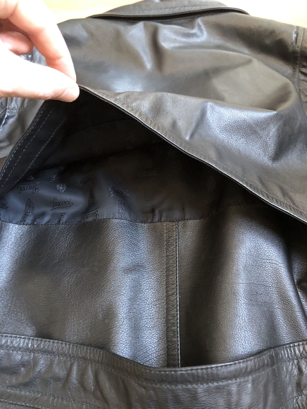 Gucci GUCCI Leather jacket Size US XS / EU 42 / 0 - 13 Thumbnail