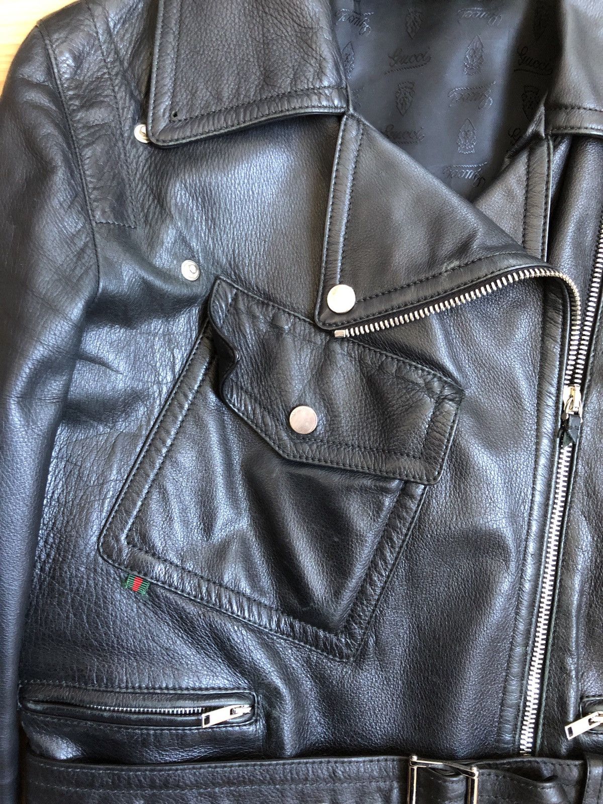 Gucci GUCCI Leather jacket Size US XS / EU 42 / 0 - 2 Thumbnail
