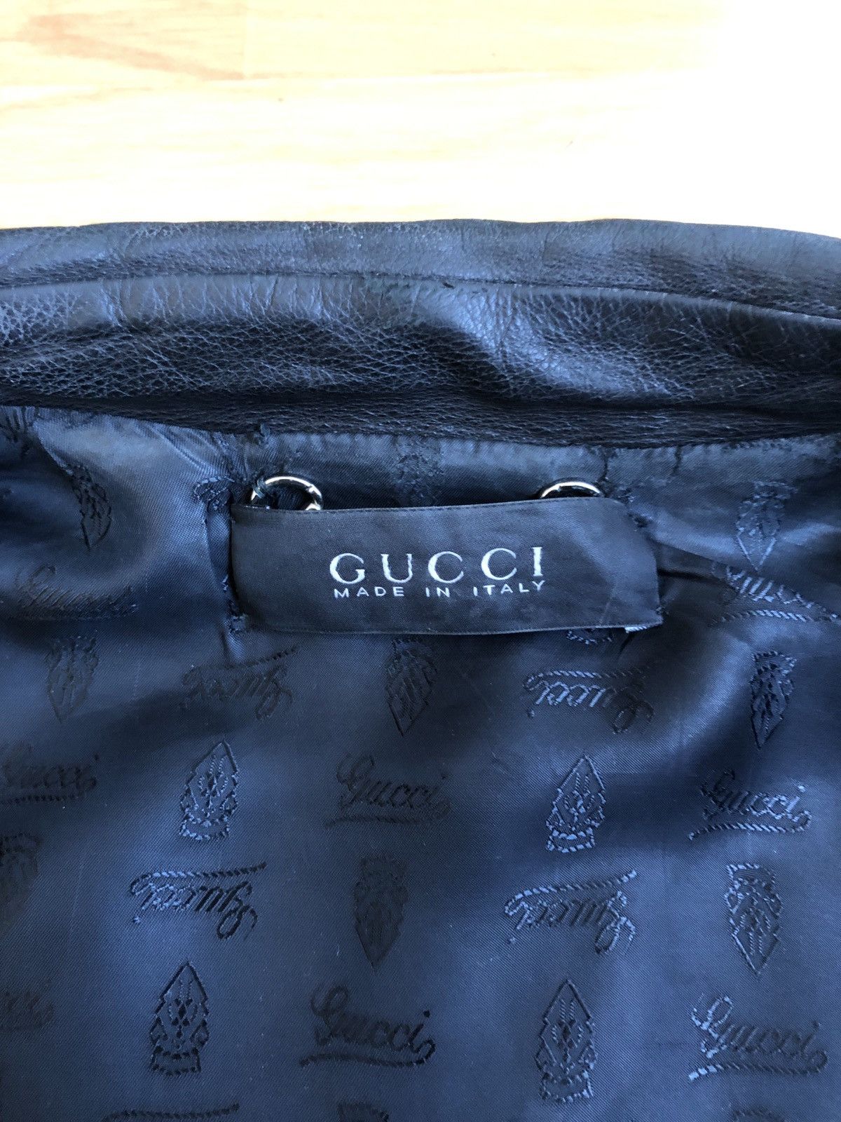 Gucci GUCCI Leather jacket Size US XS / EU 42 / 0 - 6 Thumbnail