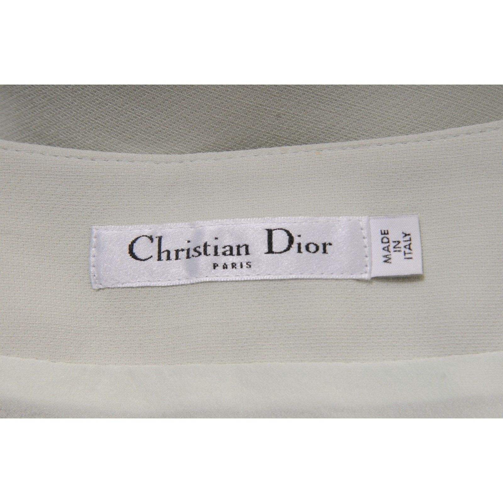 Dior Mint Green Mini Skirt Size 27" / US 4 / IT 40 - 10 Thumbnail