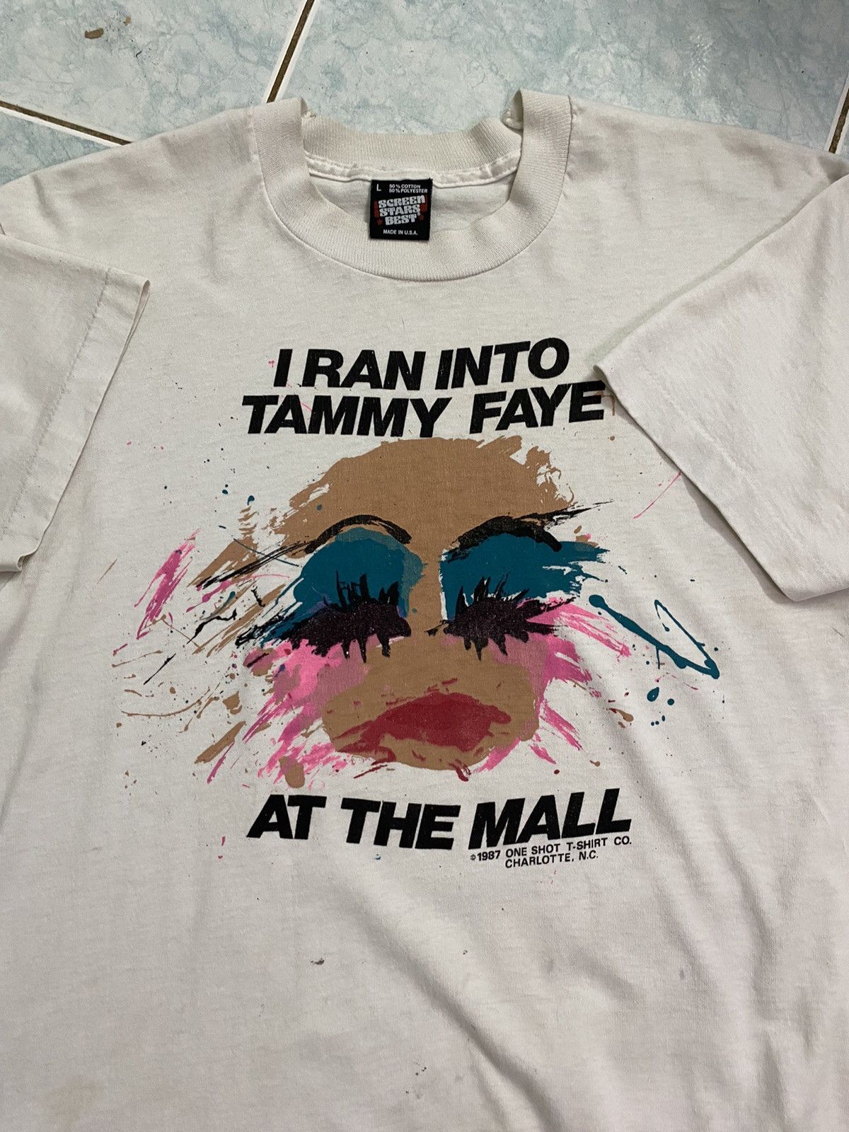 Band Tees Tammy Faye ©️1987 Size US L / EU 52-54 / 3 - 4 Thumbnail