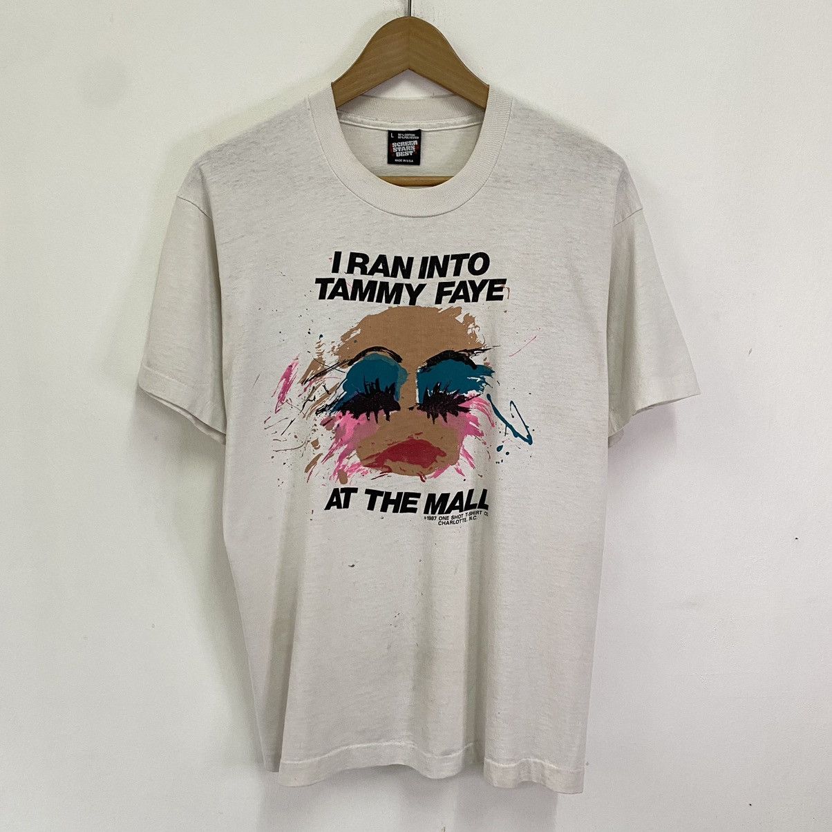 Band Tees Tammy Faye ©️1987 Size US L / EU 52-54 / 3 - 2 Thumbnail