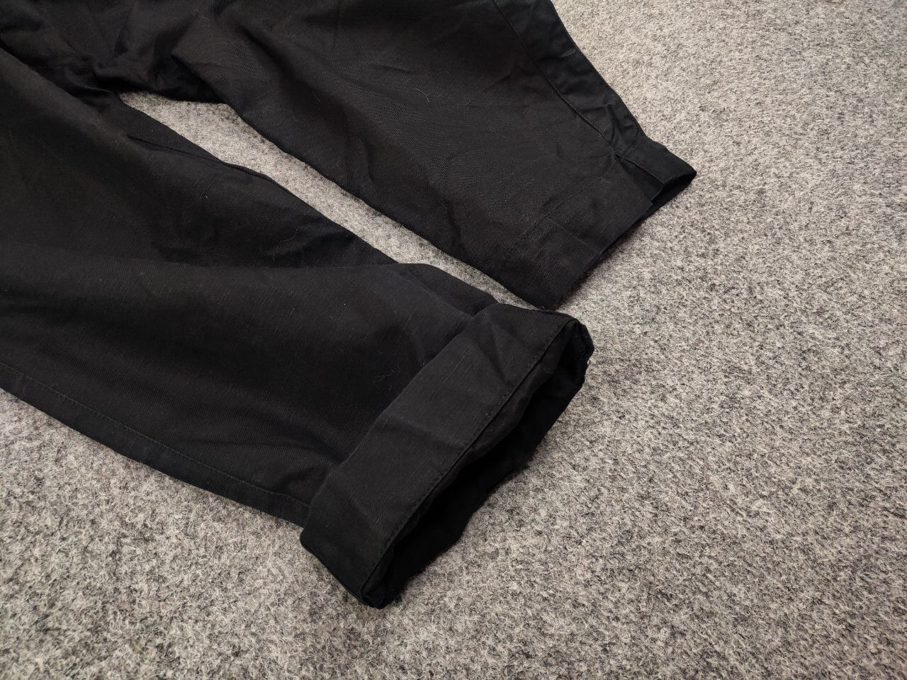 Mr P. Mr P. Porter Designer Black Cropped Mens Lined Cotton Pants Size US 34 / EU 50 - 9 Thumbnail