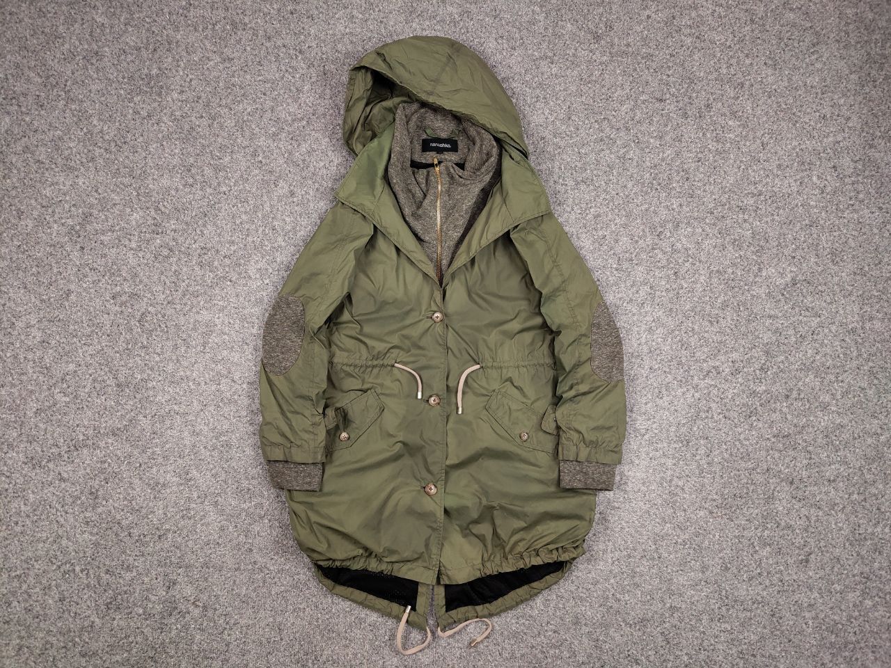 Nanushka Nanushka Designer Light Oliver Hooded Parka Women's Jacket Size S / US 4 / IT 40 - 1 Thumbnail