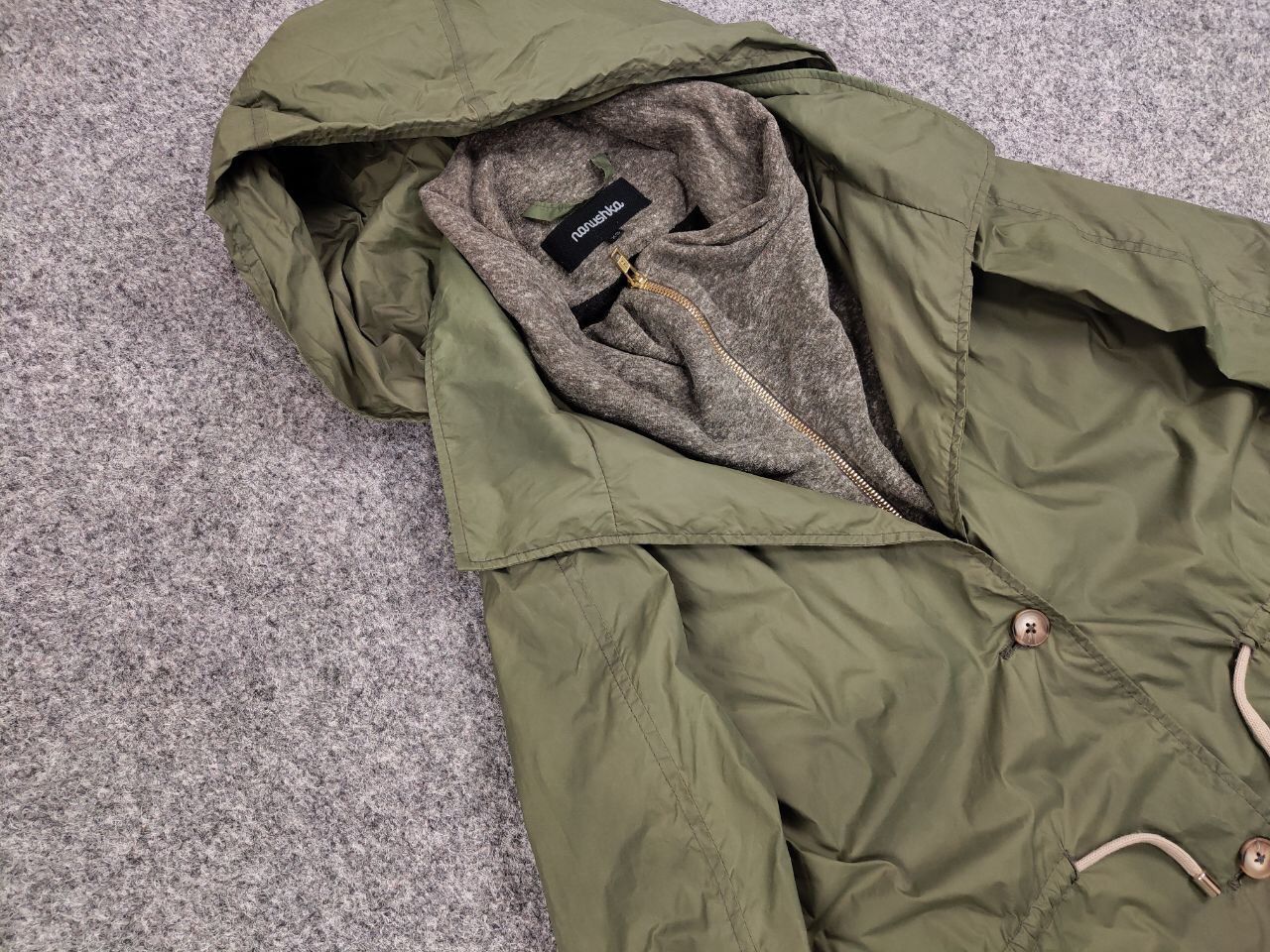 Nanushka Nanushka Designer Light Oliver Hooded Parka Women's Jacket Size S / US 4 / IT 40 - 8 Thumbnail