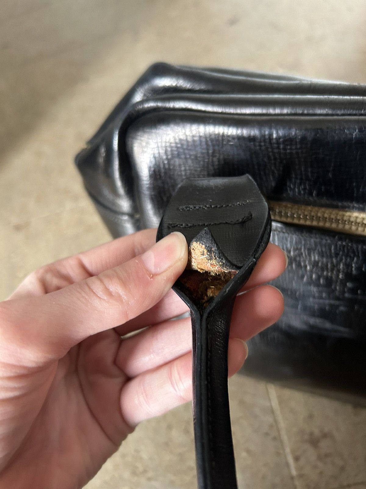 Paul Harnden Shoemakers Paul Harnden distressed leather bag